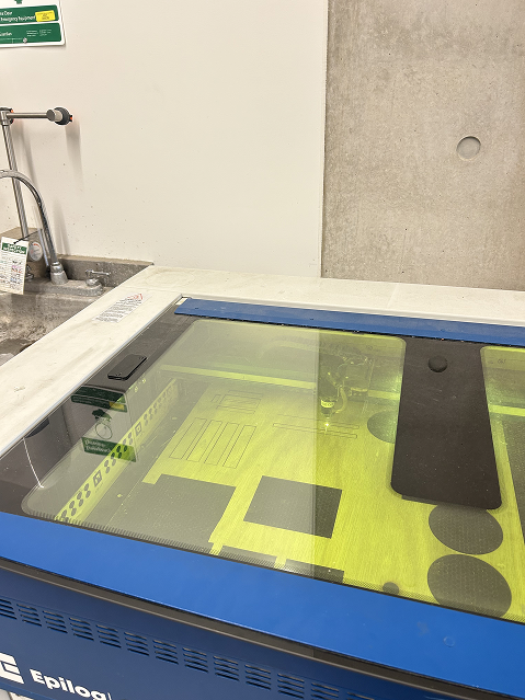 using the epilog laser cutter