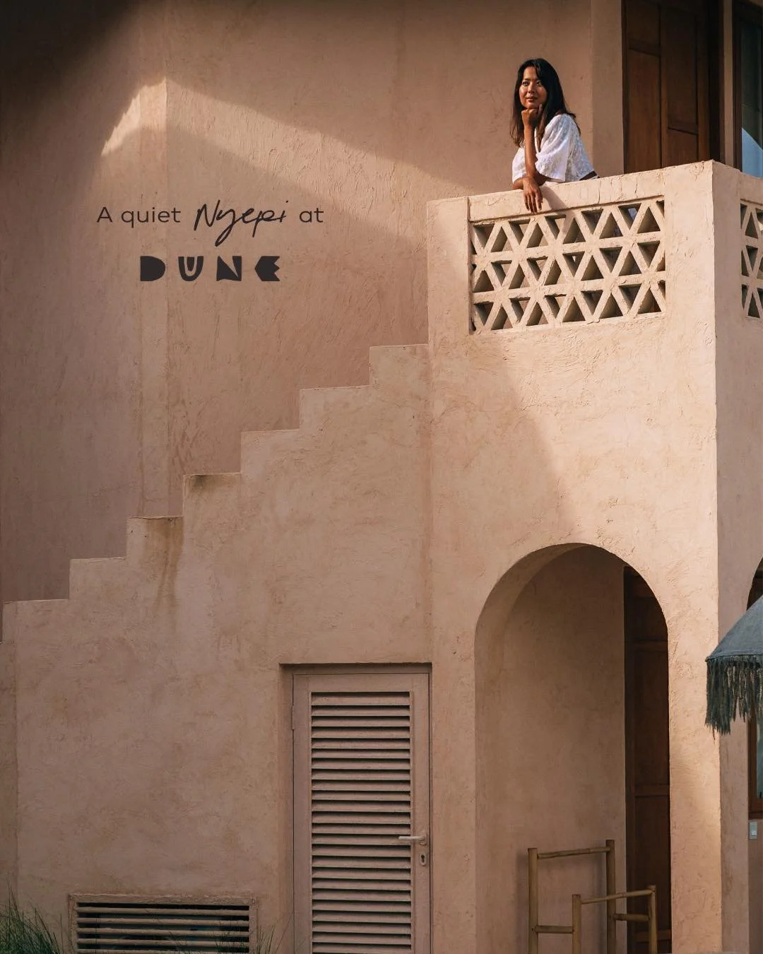 Nyepi calls for a quieter day. 
We&rsquo;ll be open if you&rsquo;d like to spend it with us.

#dunebali #seseh #balimoments #dunestays #slowlivingbali #boutiquehotel