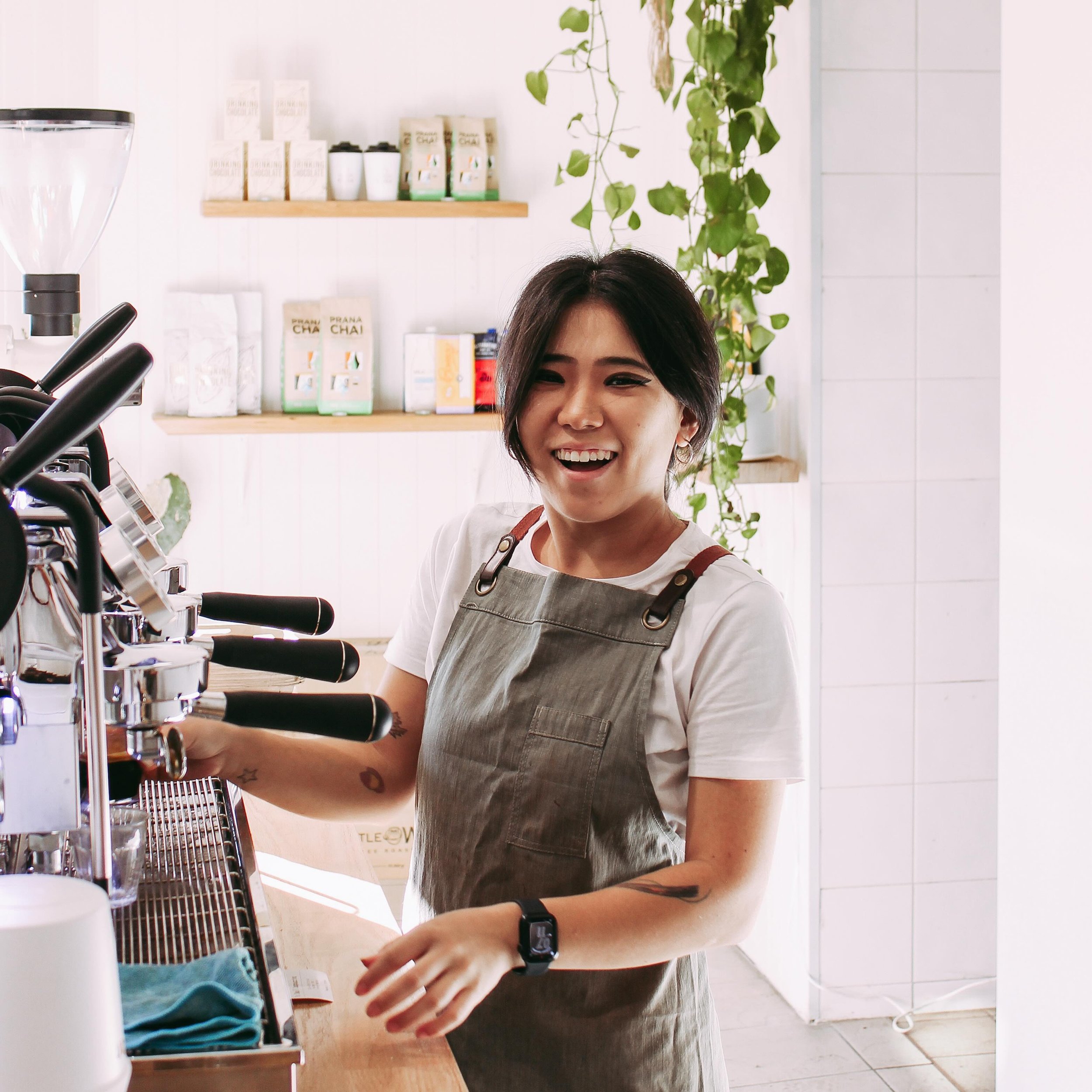 Say hello to Chea! 😊 You&rsquo;ll find her behind the machine most days pumping out some of the best coffee going around! We are so lucky to have her as part of the Haven team! ☕️✨

📸 @em_adventures2