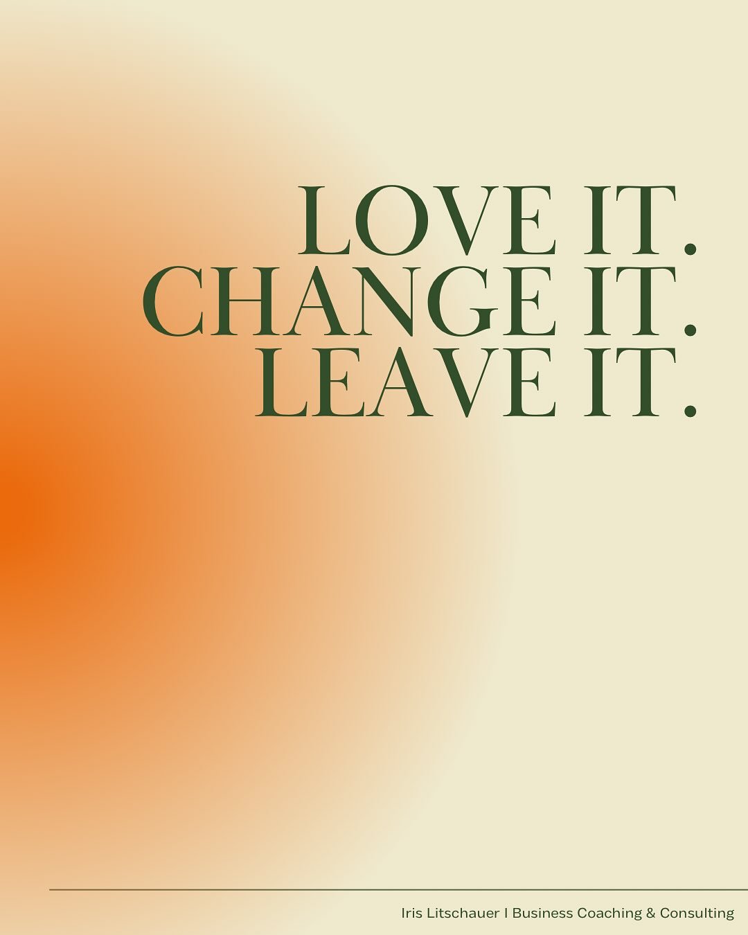 Ver&auml;nderung beginnt mit einer Frage und w&auml;chst durch deine Entscheidung.

&bull;&bull;&bull;
Wenn du das Gef&uuml;hl hast, in deiner beruflichen Situation festzustecken, kann es helfen es aus drei Perspektiven zu betrachten, um wieder in di