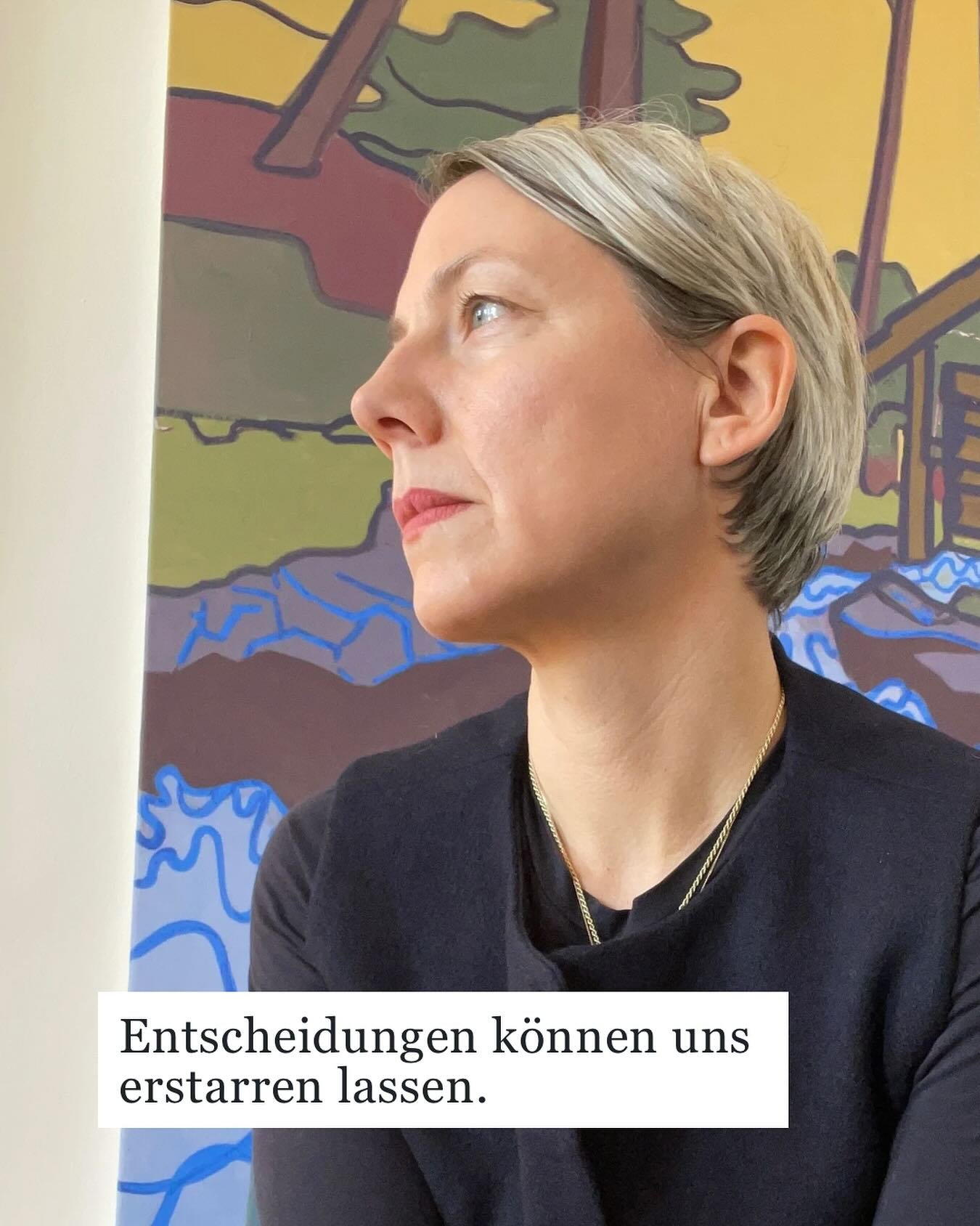 Wir drehen Gedanken von rechts nach links, Option A oder Option B und nennen es Abw&auml;gen. Dabei ist es oft eher ein Festh&auml;ngen.

Genau so ging es letzte Woche einer Coachee. Durch eine Intervention konnte sie in die Entscheidung eintauchen -