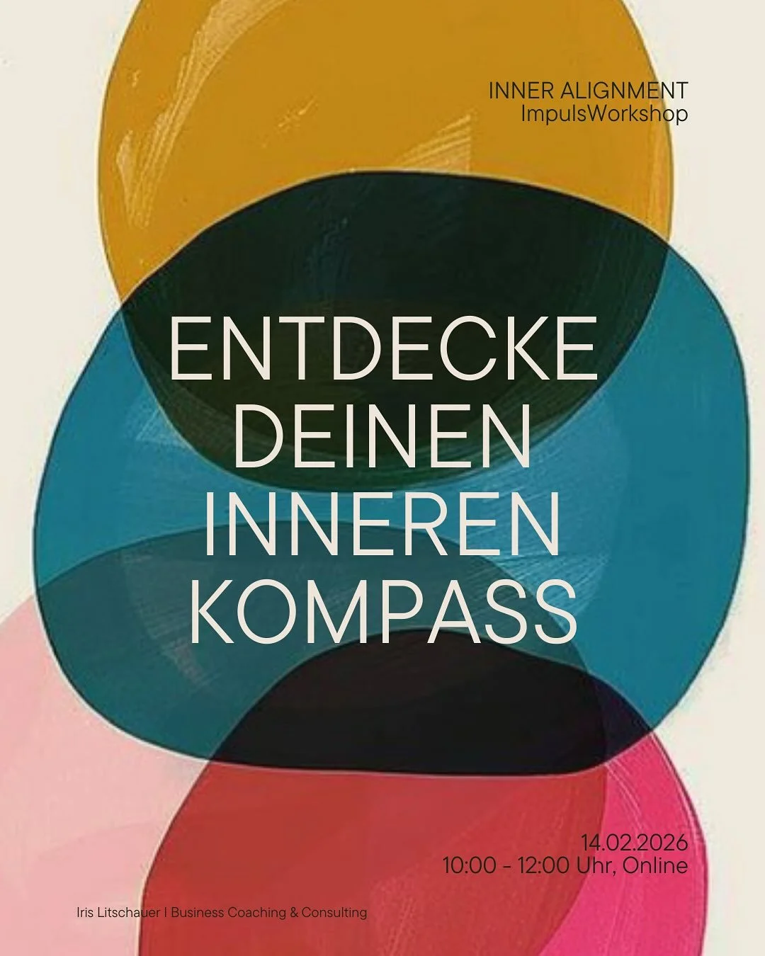 Dieses Jahr habe ich mit einem Sinn-Kompass statt mit einem Vision Board gestartet. Warum?

&bull;&bull;&bull;
Weil ich oft viele M&ouml;glichkeiten sehe und mich dabei manchmal im Abw&auml;gen verliere. Der Kompass bringt Ordnung, zeigt das Wesentli