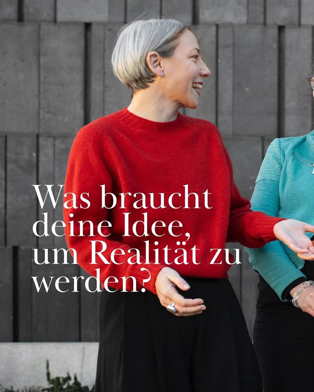 F&uuml;r mich sind es ein starkes Netzwerk das tr&auml;gt, finanzieller Support, der M&ouml;glichkeiten &ouml;ffnet und Selbstvertrauen, um losgehen zu k&ouml;nnen. 

&bull;&bull;&bull;
Und genau daf&uuml;r gehe ich los: Frauen in ihre eigene Kraft z