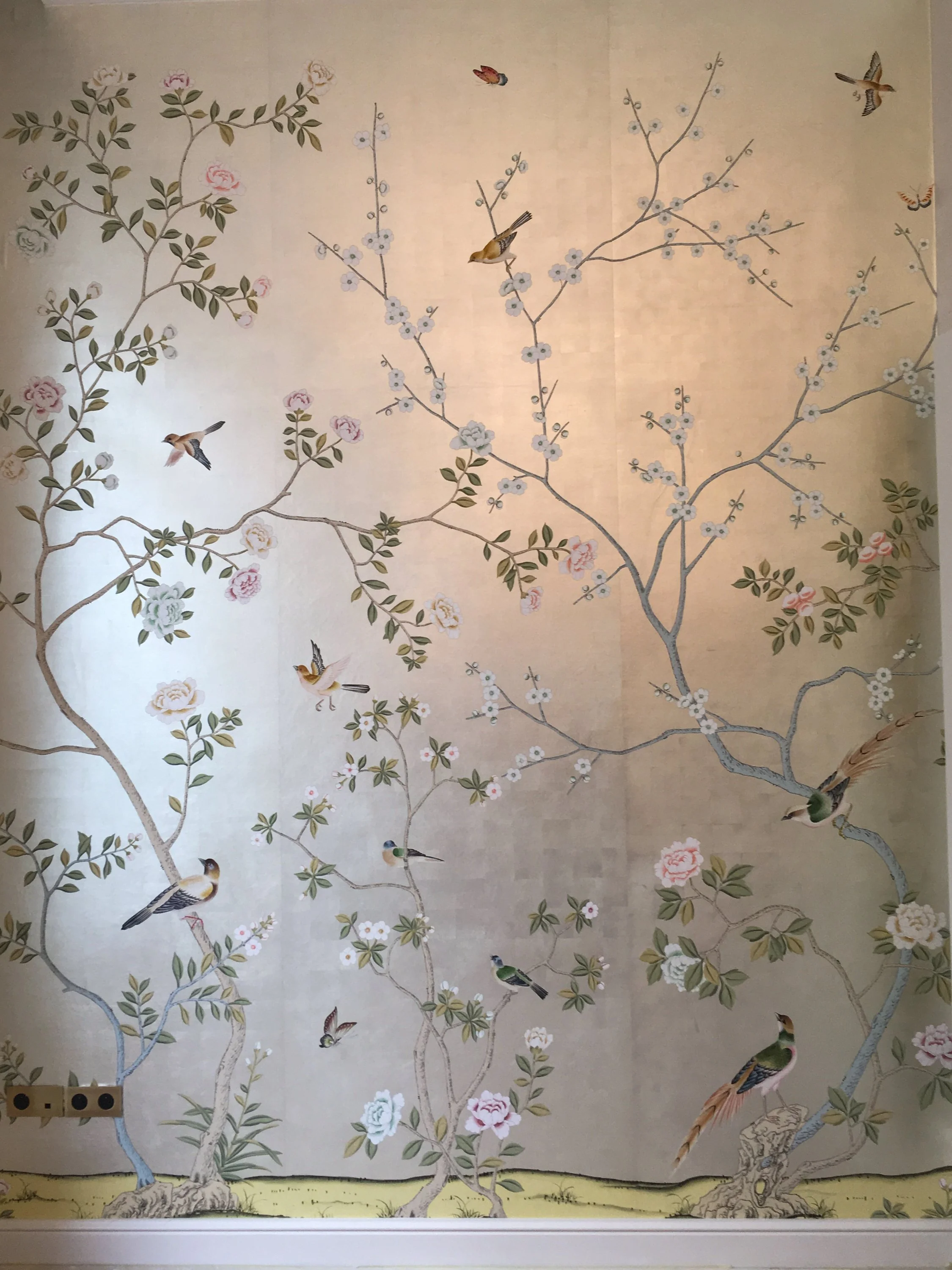 Résidentiel privé - De Gournay papier peint