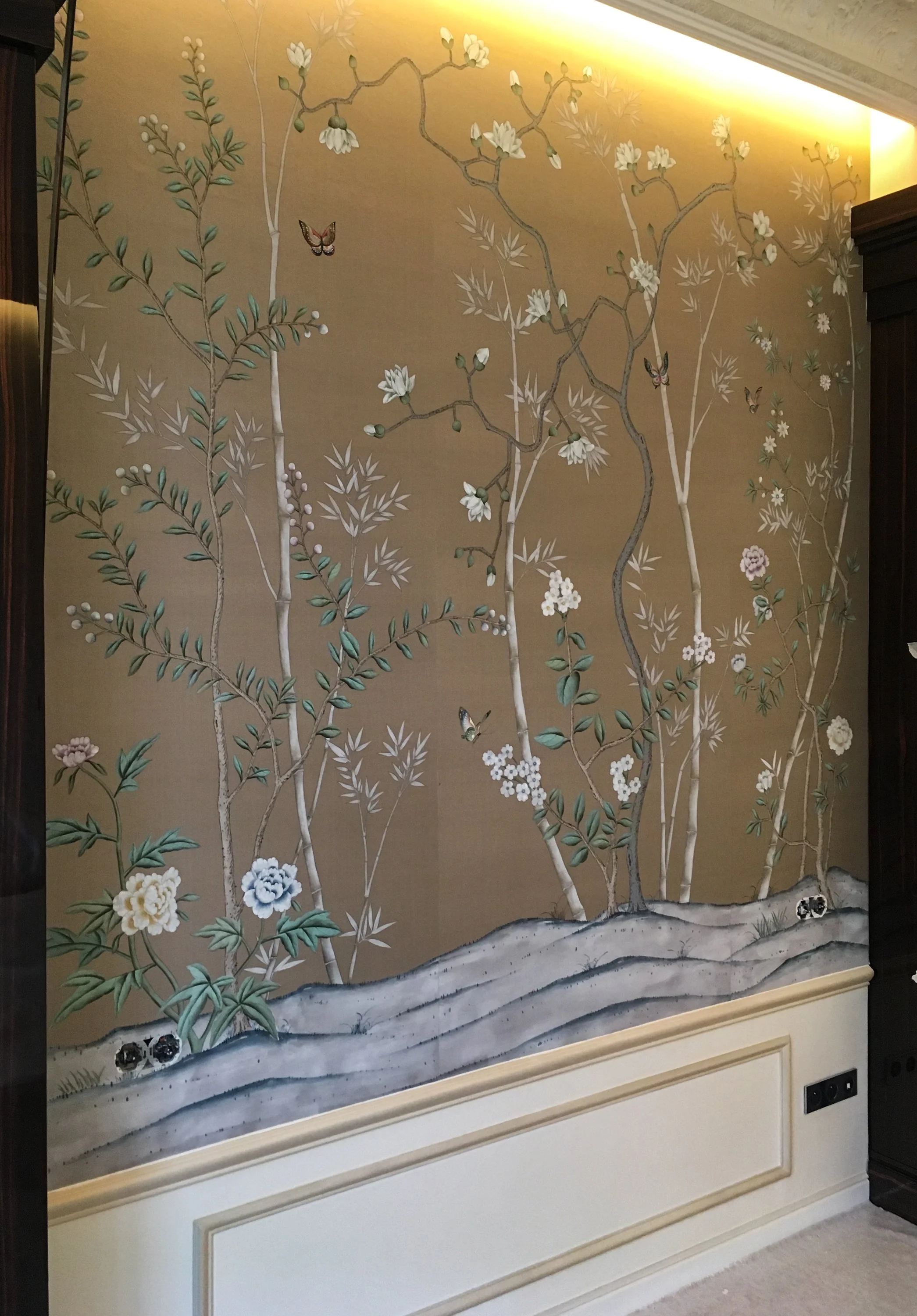 Résidentiel privé - De Gournay papier peint