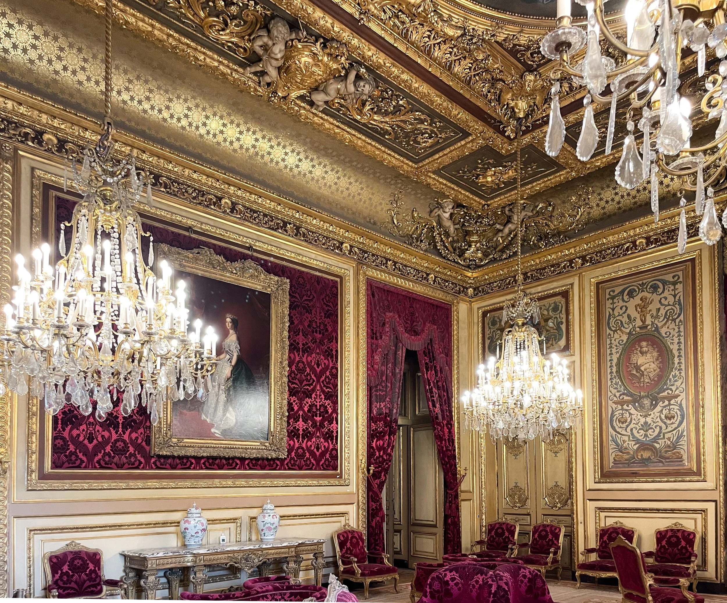 Salon Napoleon III - Musée du  Louvre