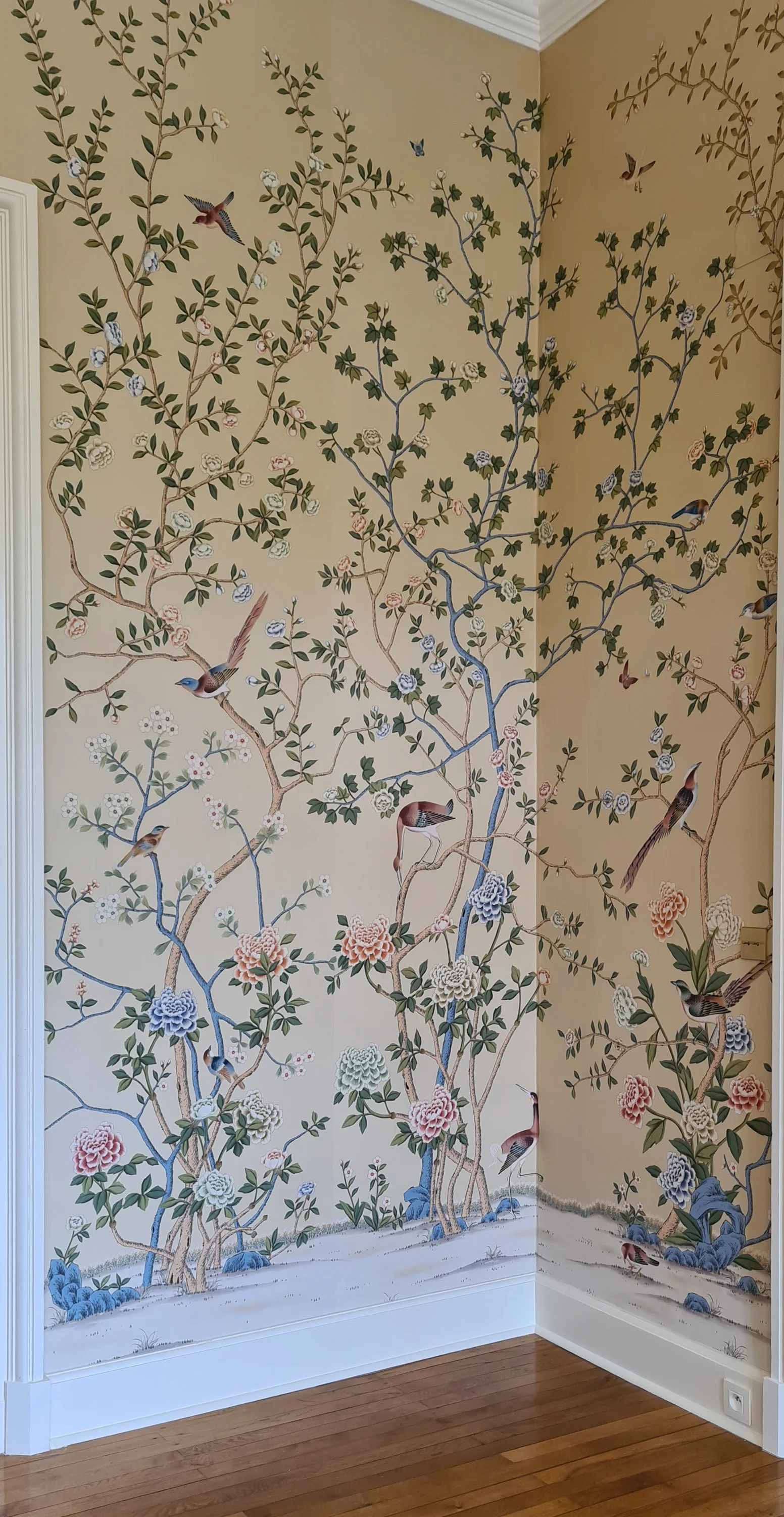 Résidentiel privé - De Gournay papier peint