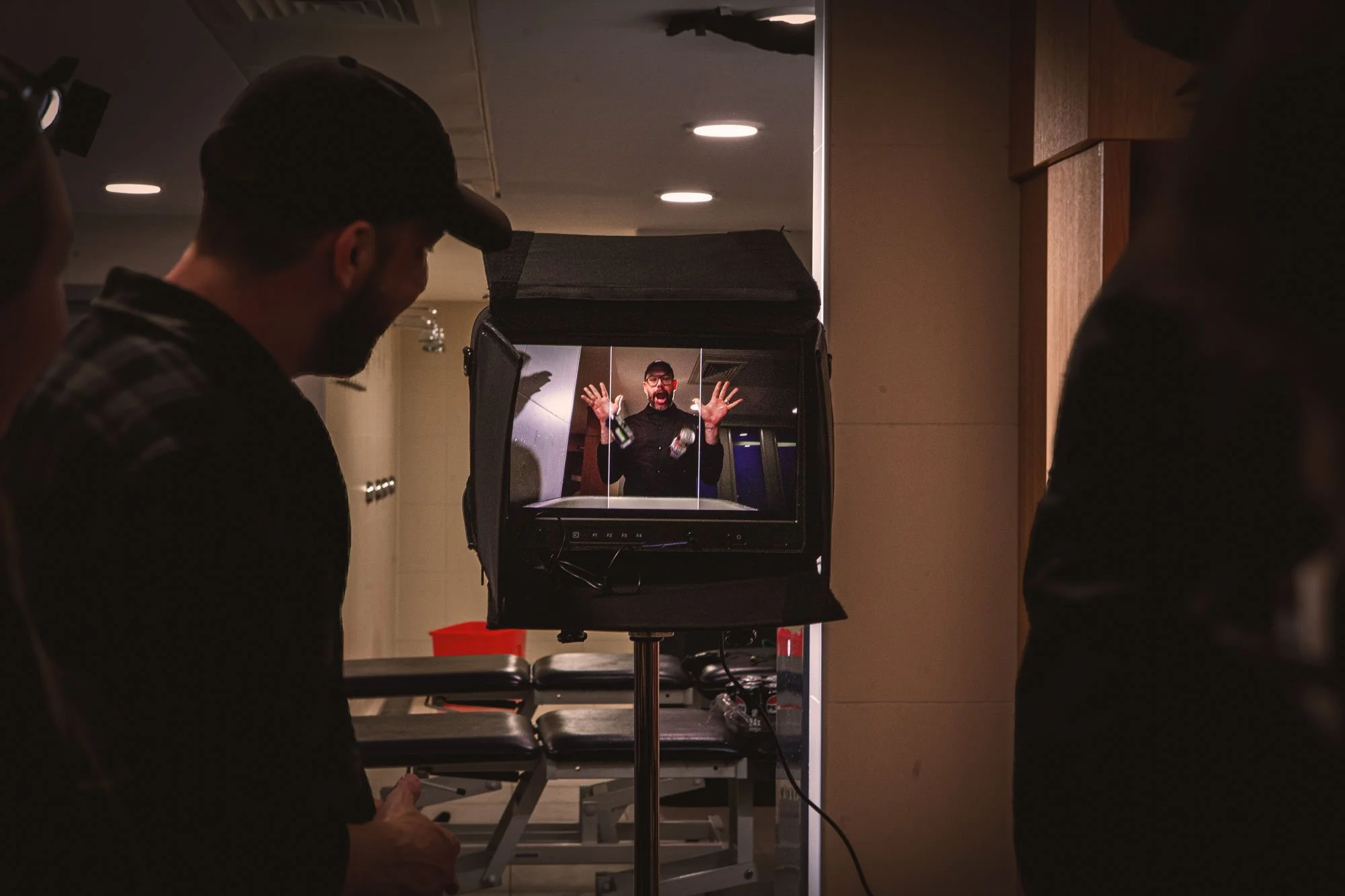 On set atmosphere during fast-paced commercial production for Pepsi Max