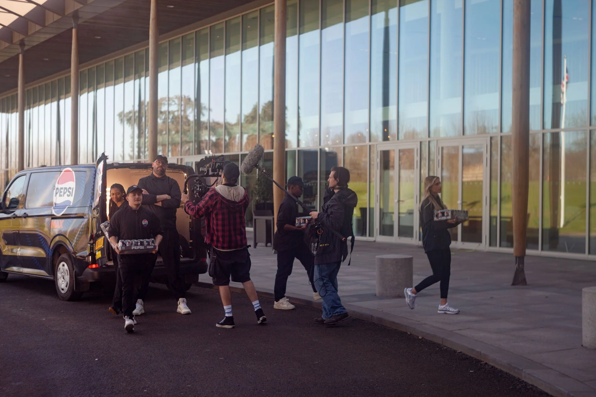 Creative direction in action on Pepsi Max sports campaign production