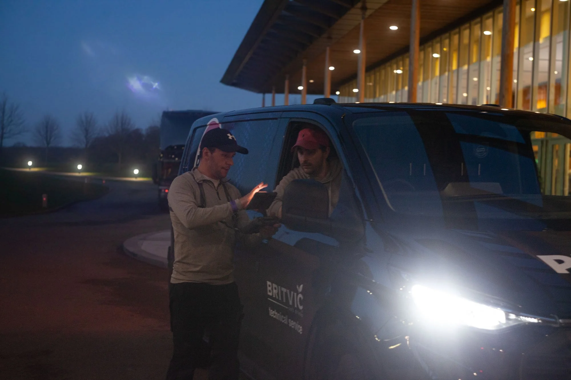 Camera rig and crew capturing Pepsi Max England partnership content