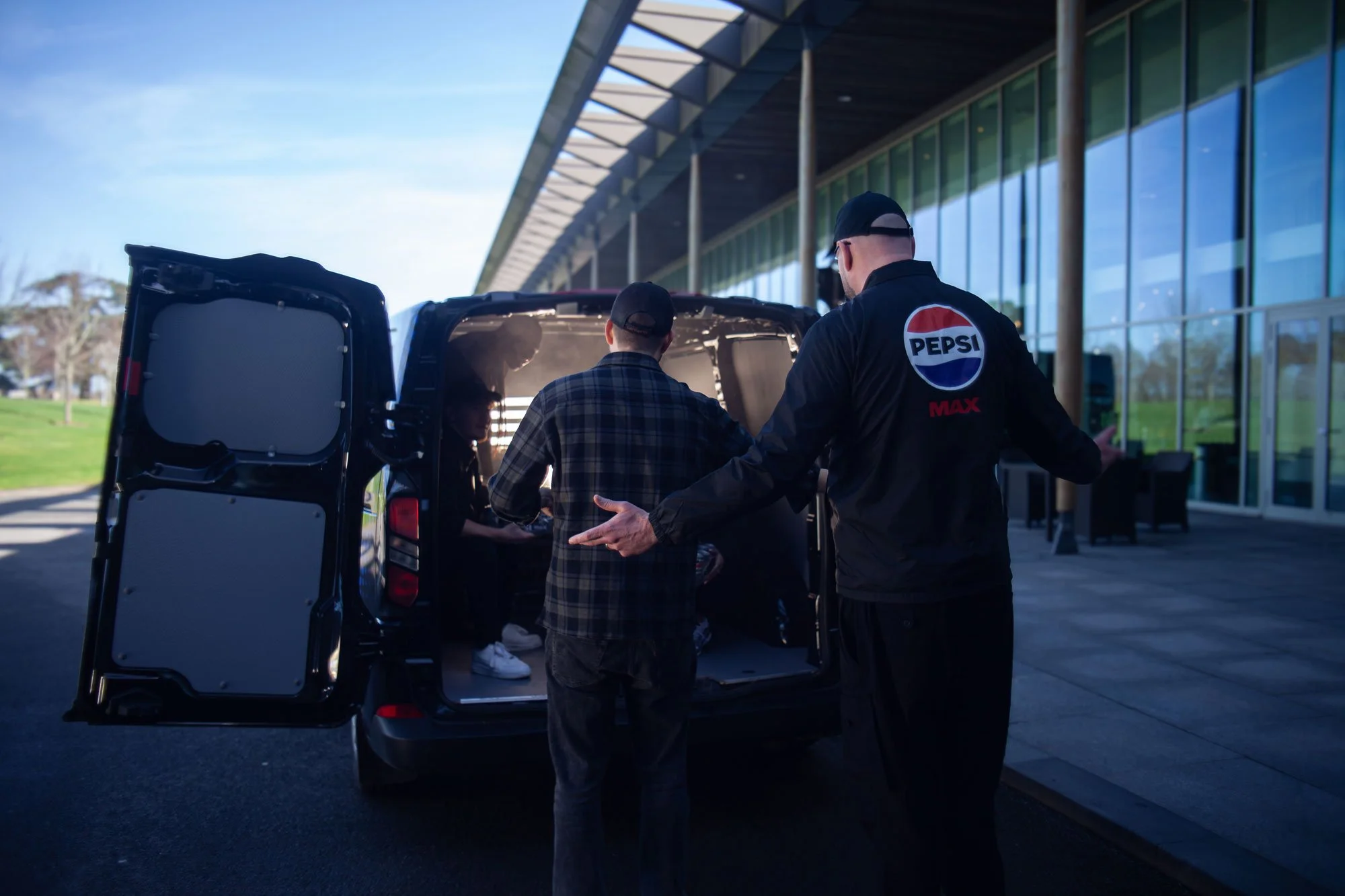 Filming social-first content for Pepsi Max England partnership launch