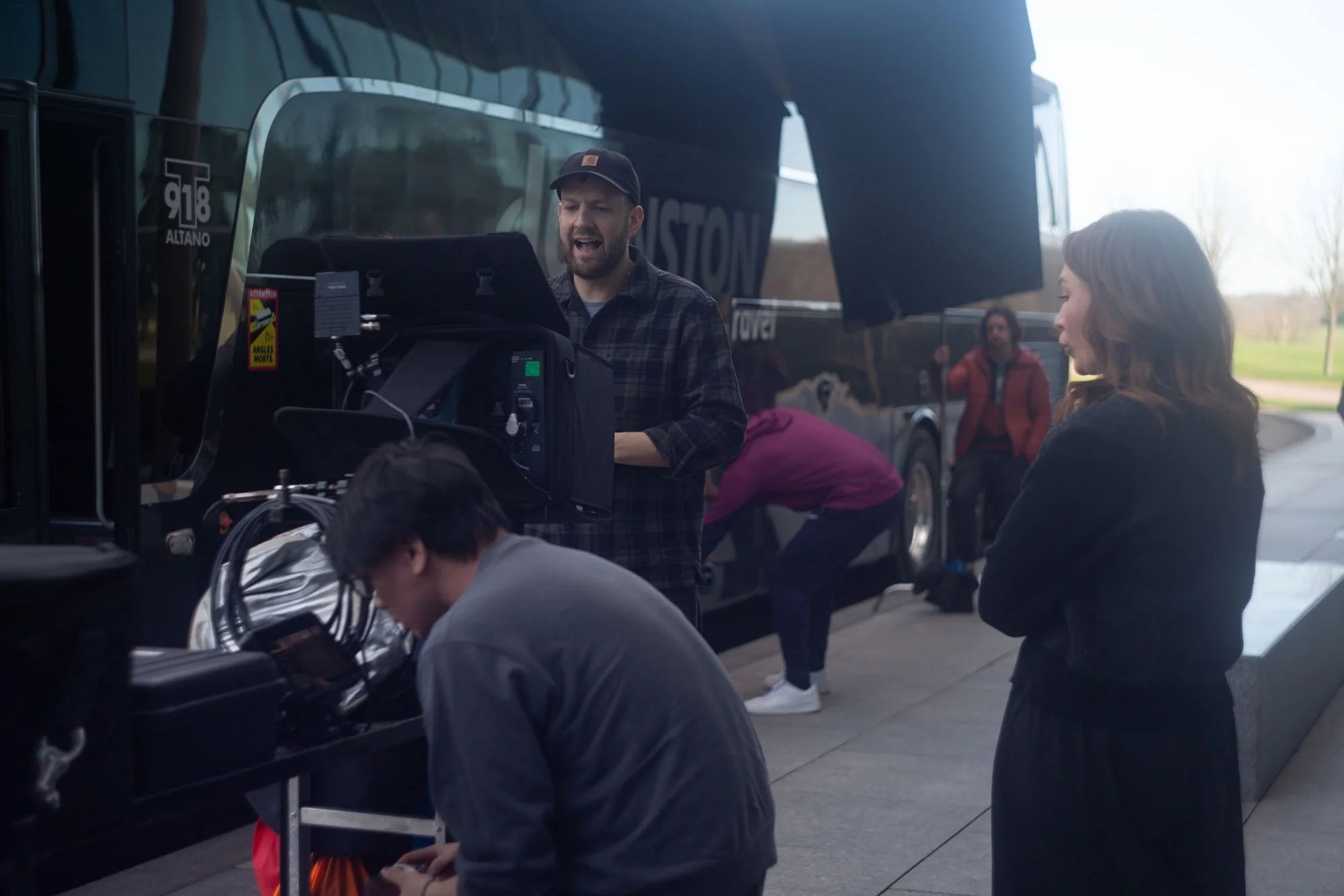 Cinematic lighting setup for Pepsi Max TV advert production in London