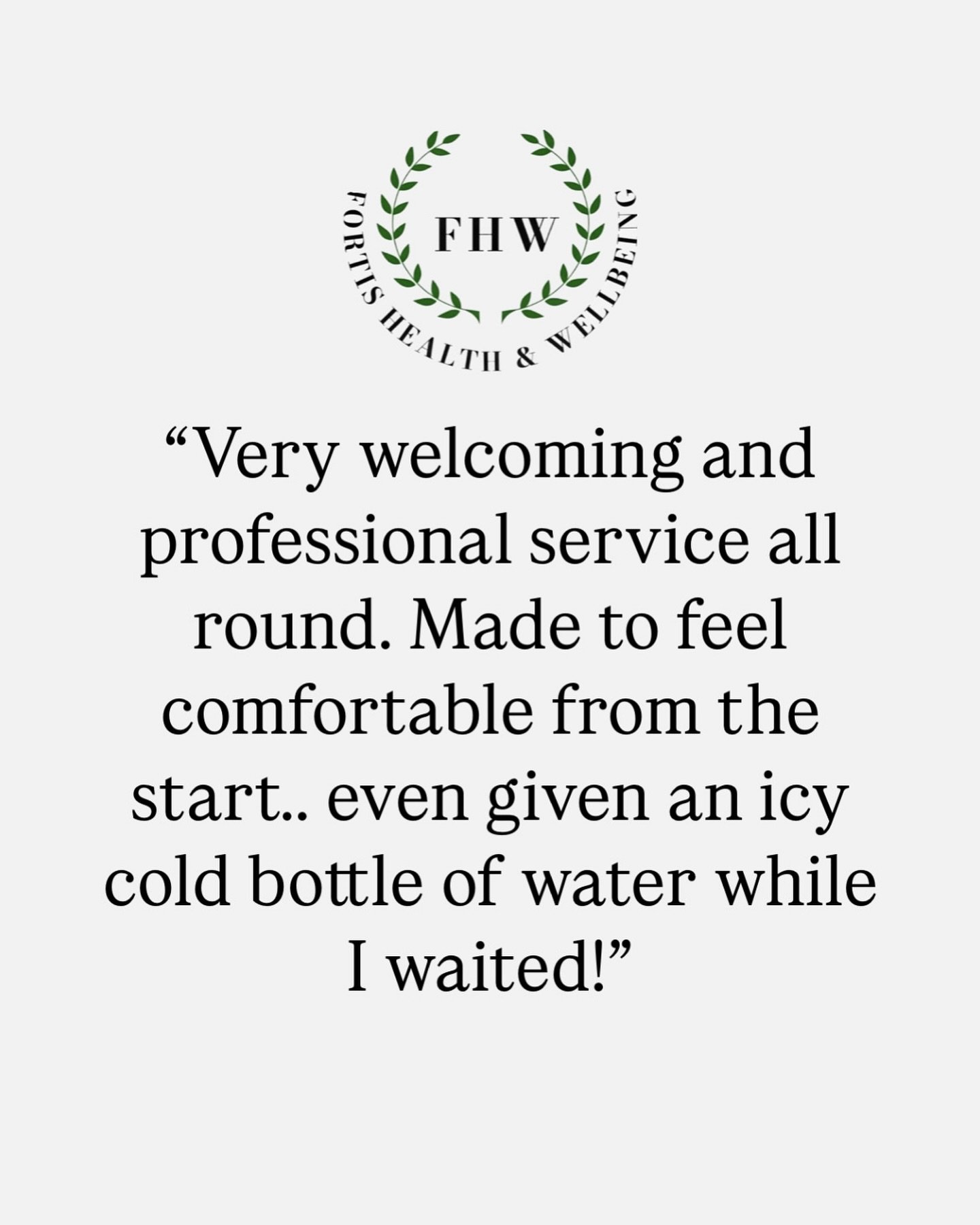 🌿 REVIEW OF THE WEEK 🌿
It’s time for a long overdue review of the week! 🙌
Another 5 star review for our wonderful lymphoedema and scar therapy specialist, Jess. This lovely gentleman is under Jess’ care for regular lymphoedema manage