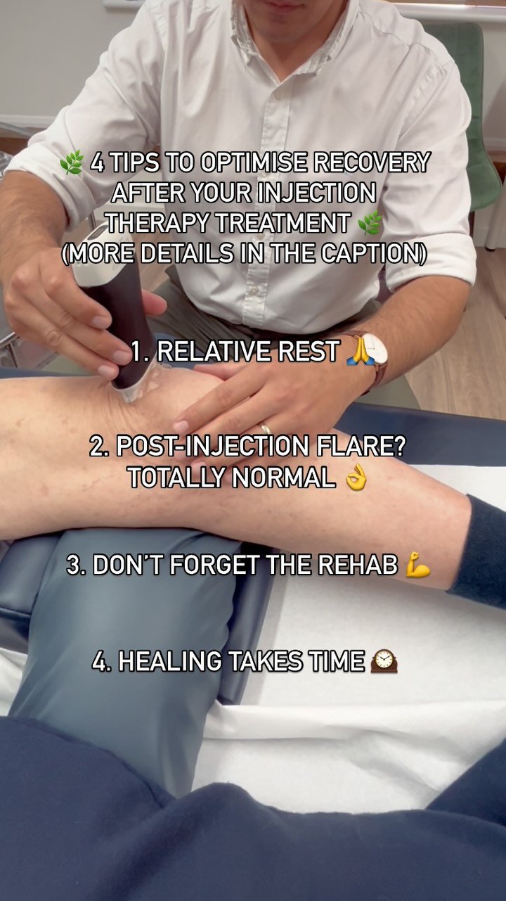 🌿 RECOVERY AFTER INJECTION THERAPY 🌿
Here at Fortis Health & Wellbeing we specialise in injection therapy! Injection therapy is used primarily to reduce pain, swelling and improve range of movement. We offer 3 different types of injections:
💉
