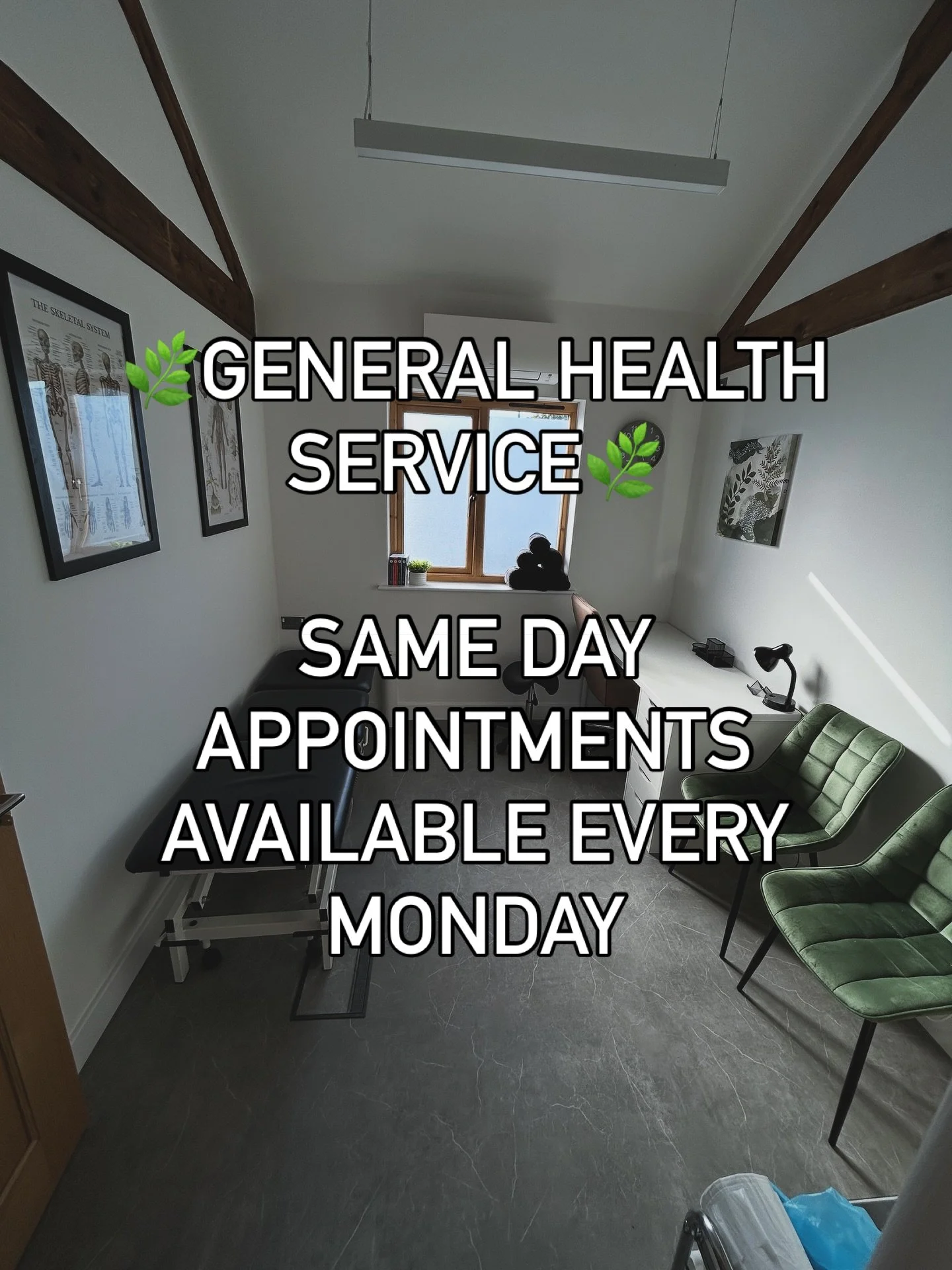 ๐ฟ GENERAL HEALTH SERVICE ๐ฟ
Did you know we offer same day general health appointments every Monday?
If you’re struggling to get an appointment, prescription or anything else with your GP, our Advanced Nurse Practitioner, Emma is here to hel