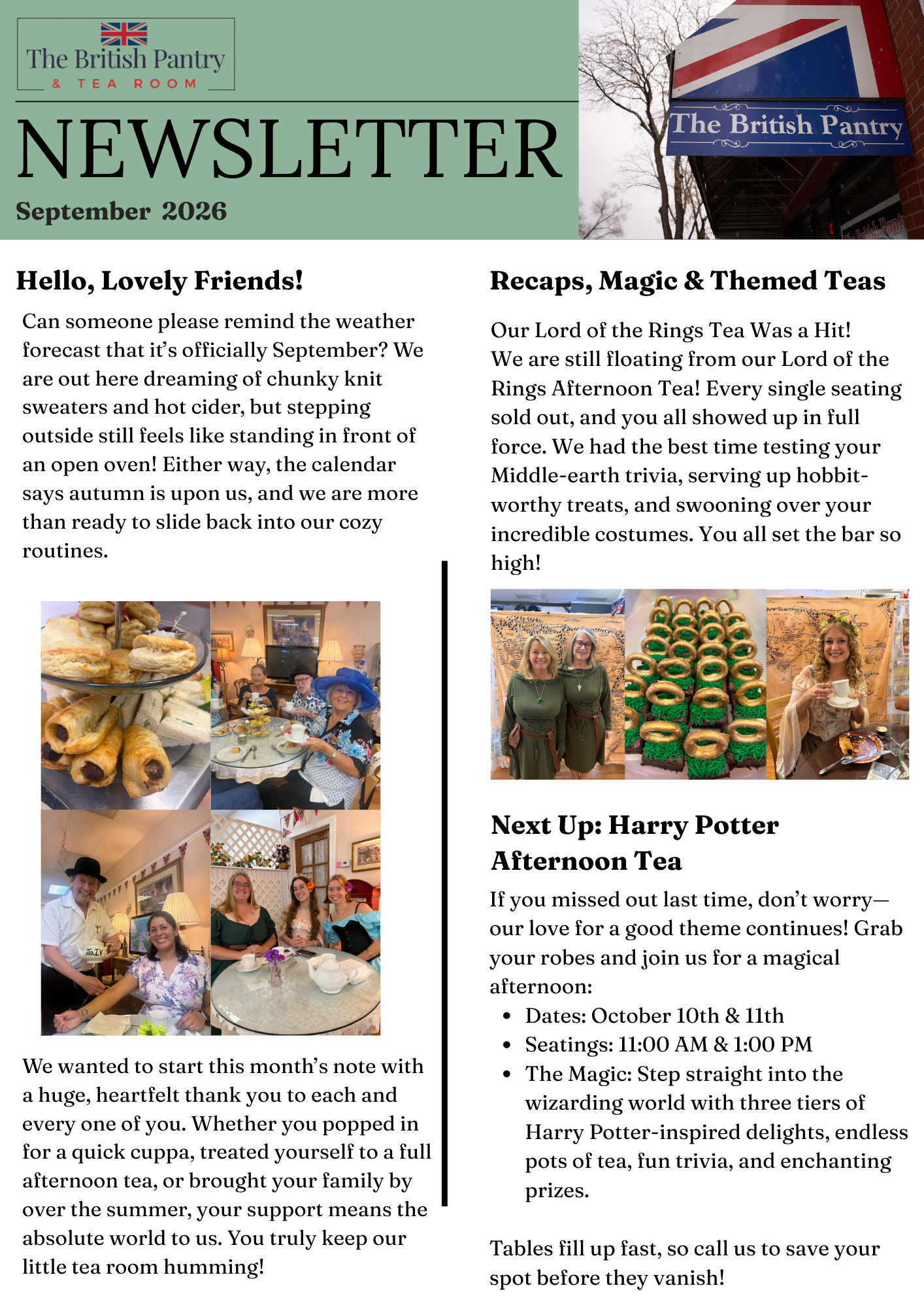 September Newsletter 