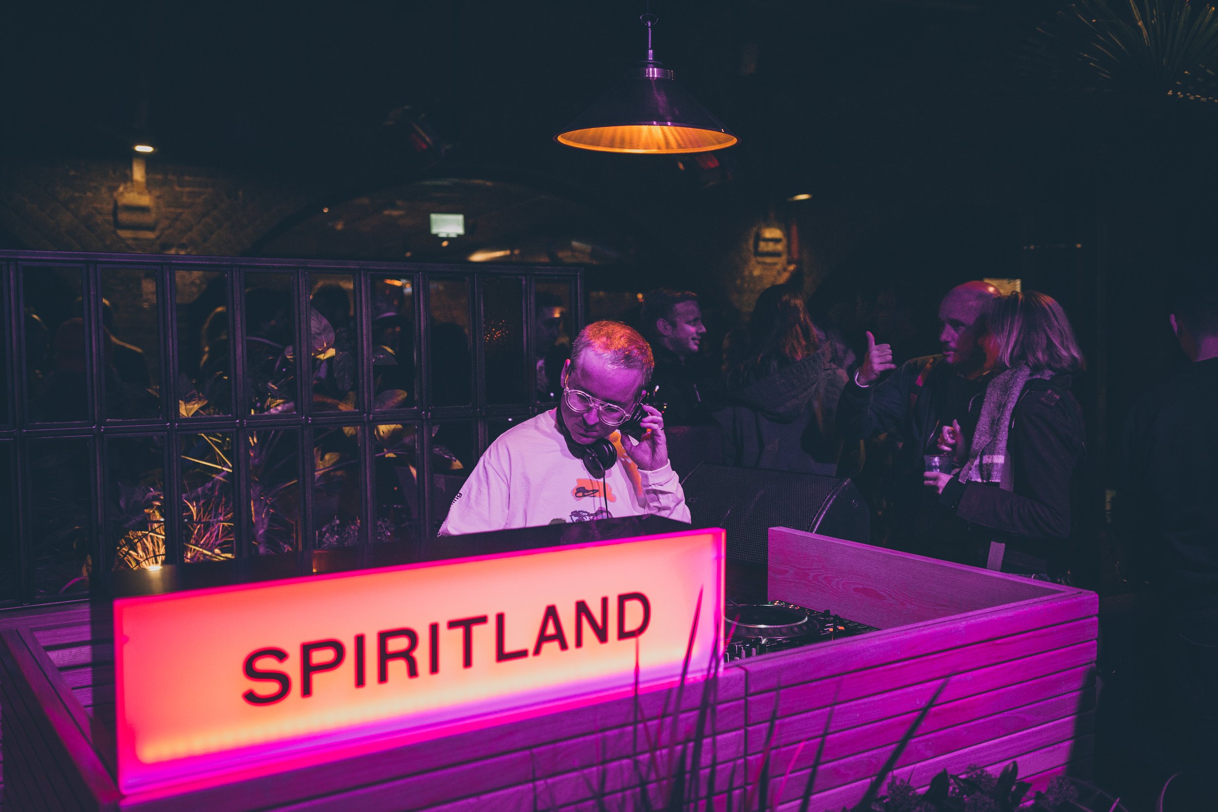 Alexis Taylor DJ's on the First Night, a partnership with Spiritland. 