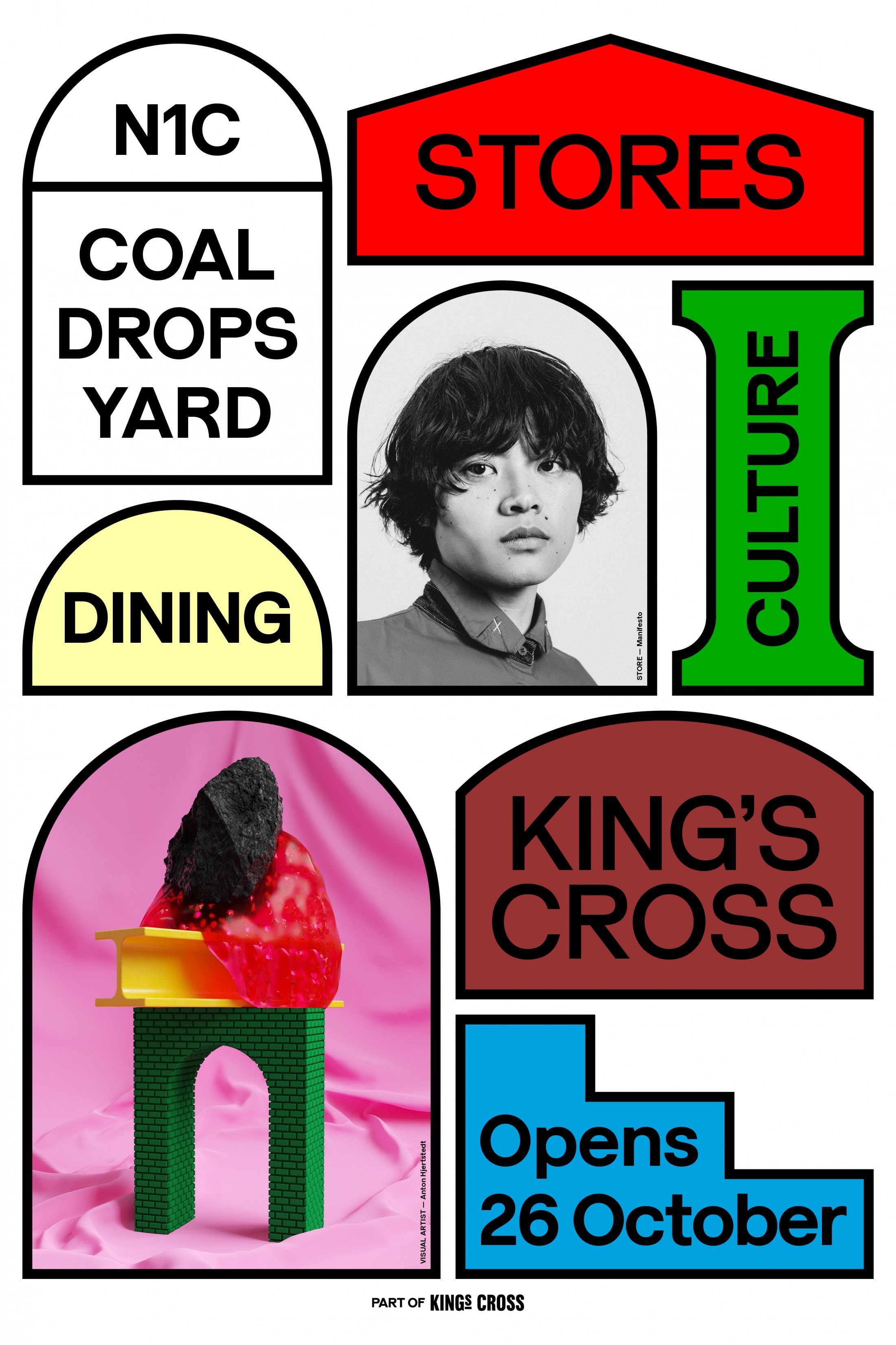 Droga5 visual identity for Coal Drops Yard.