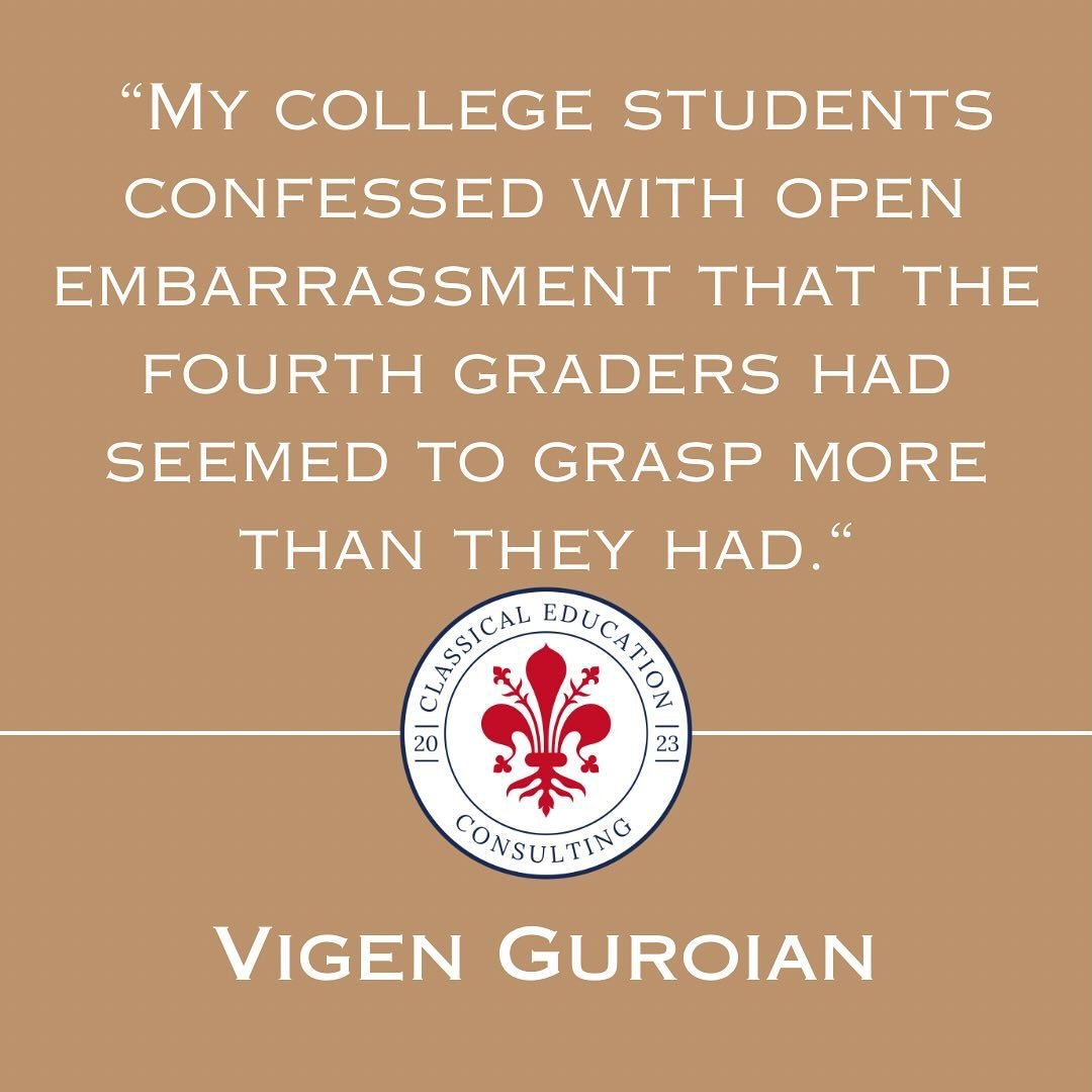 In Tending the Heart of Virtue, Guroian discusses how Classic stories and their moral lessons were better understood by 4th graders than his own college students. 

The Moral Imagination is akin to recognizing that we live in a world that is far more