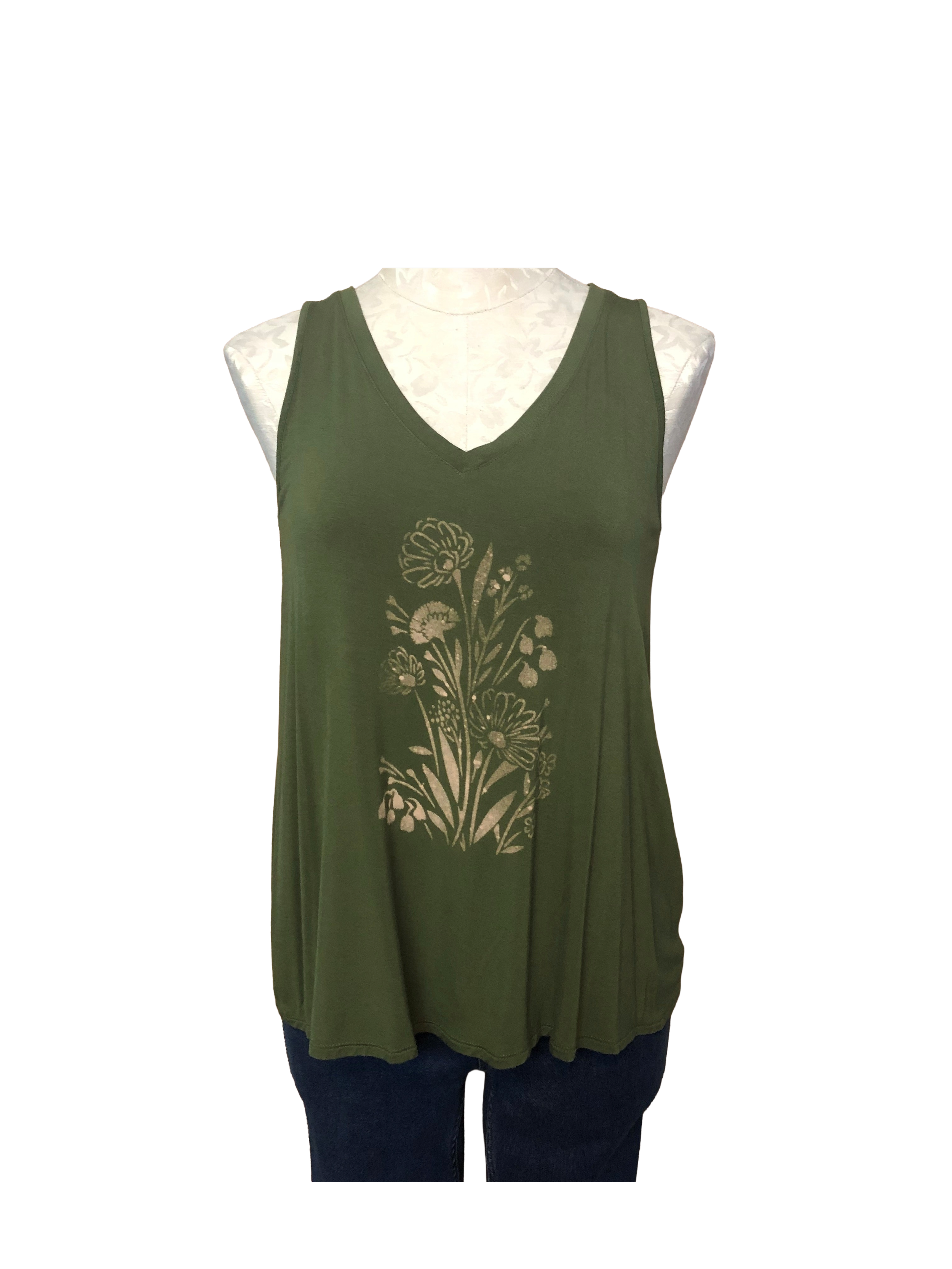 Wildflower Sleeveless Top - Womens M