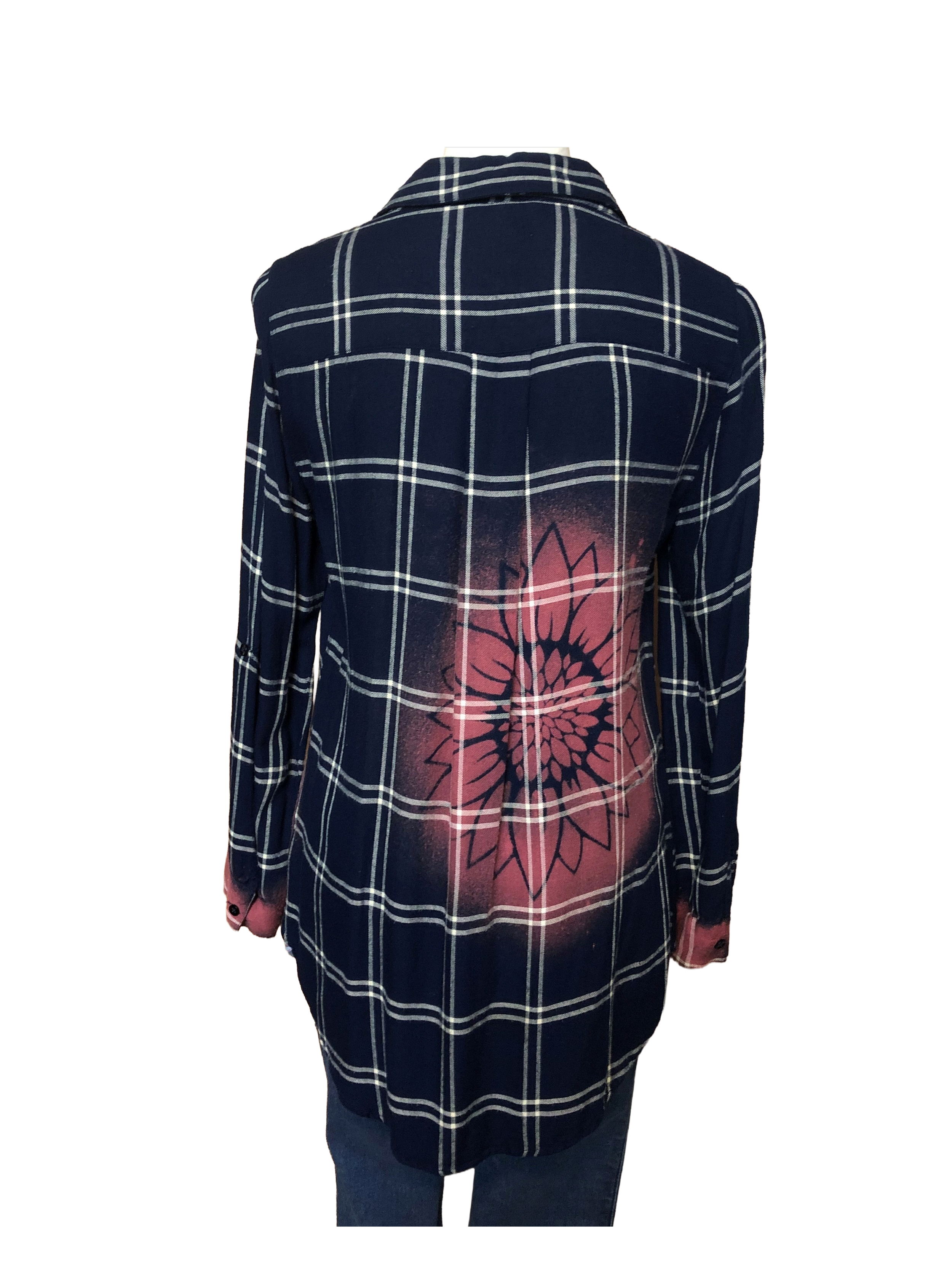 Sunflower Flannel Jacket - Womens S