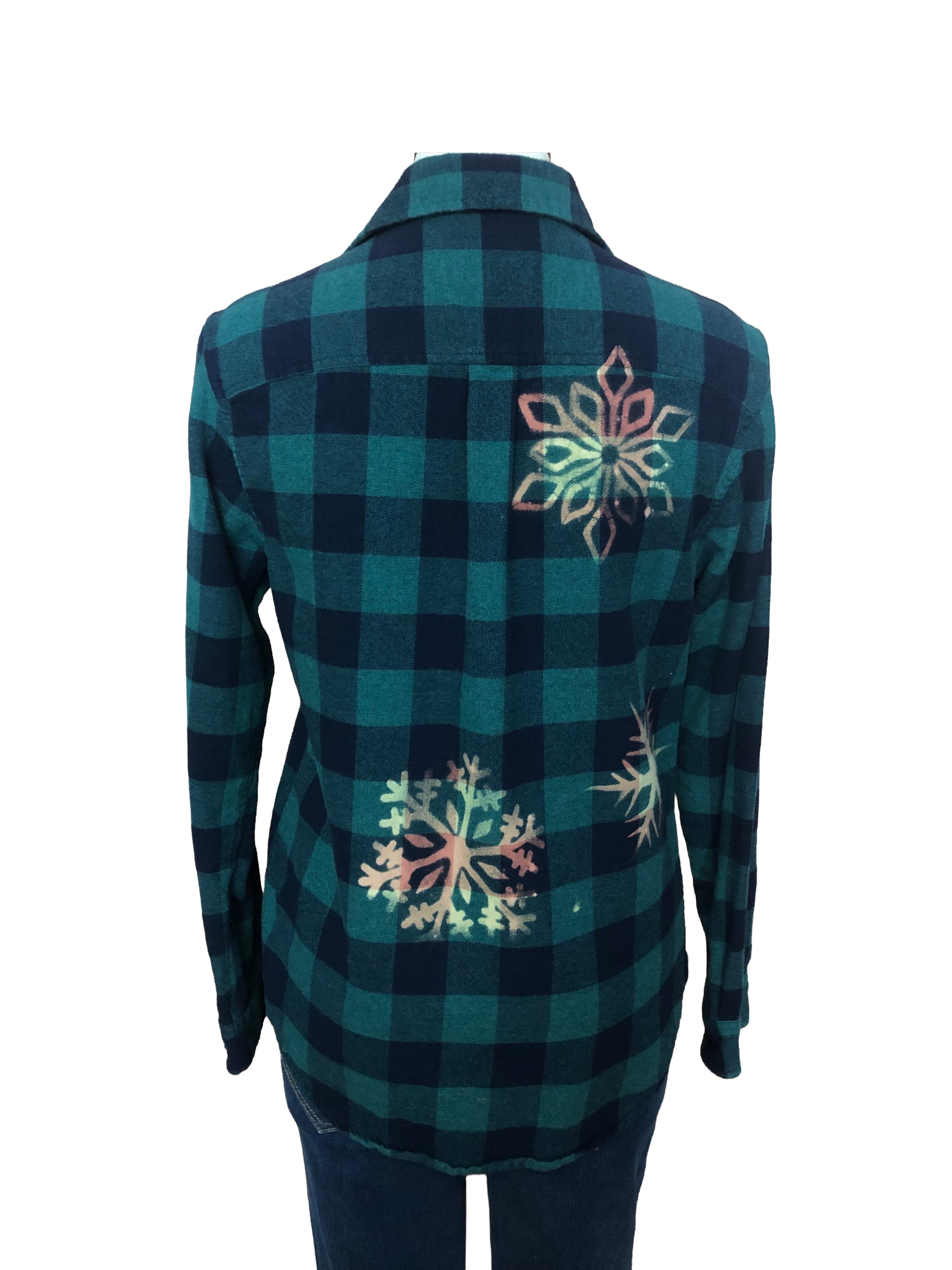 Snowflake Flannel - Mens S