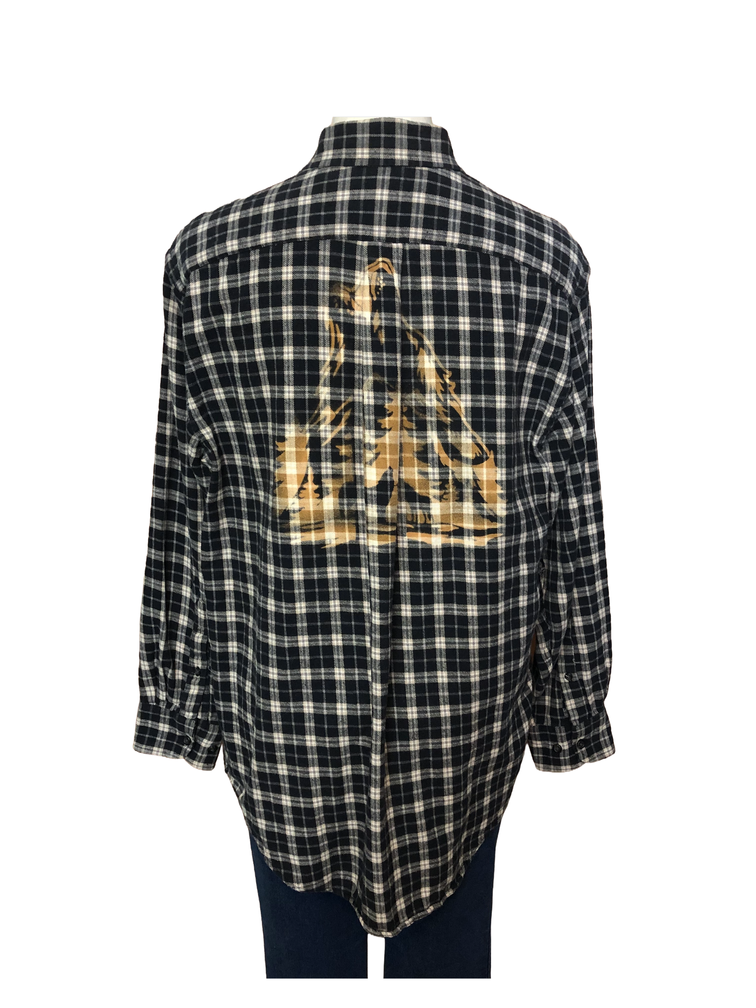 Wolf Scene Flannel - Mens M