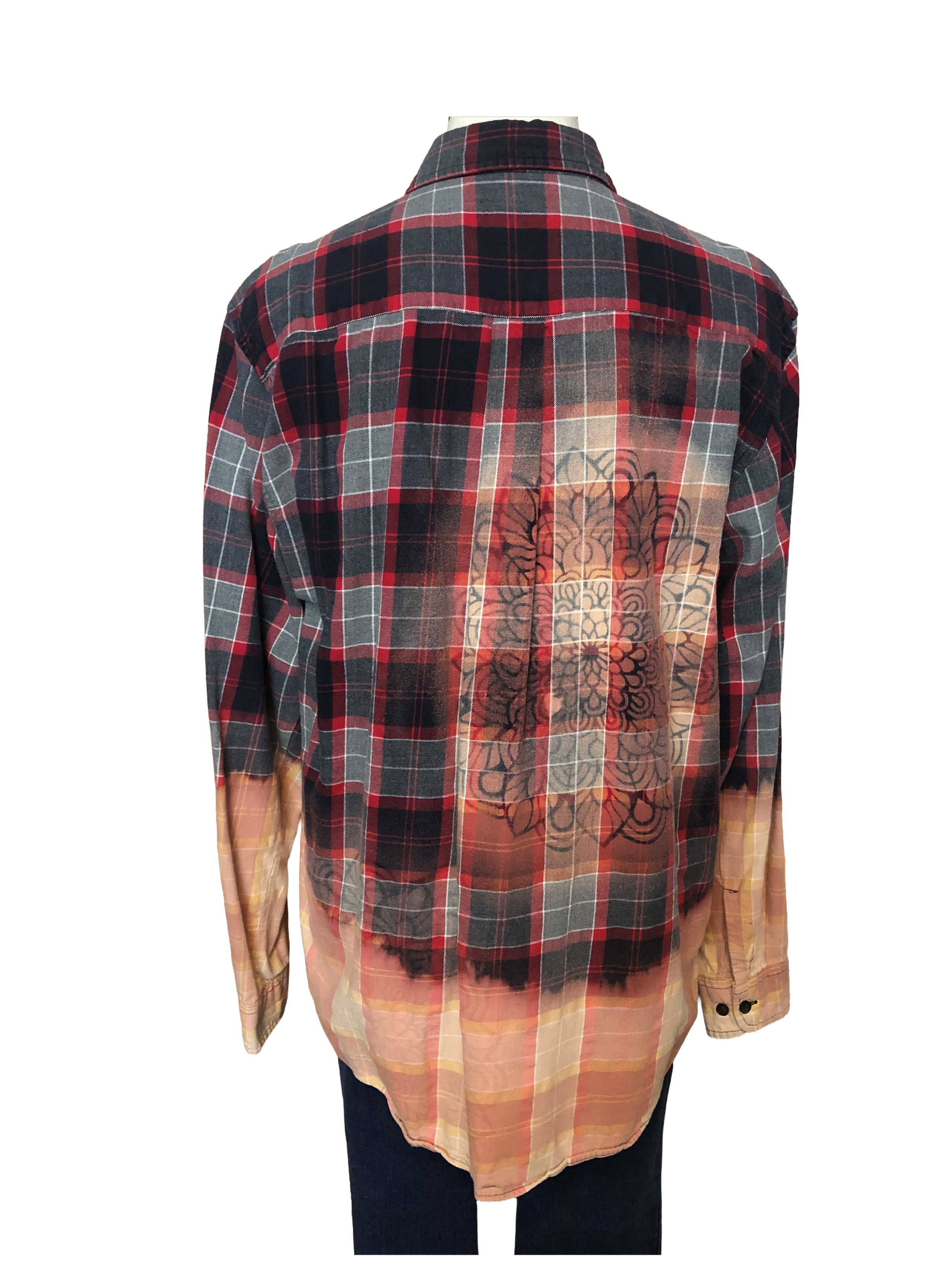 Floral Flannel - Mens L