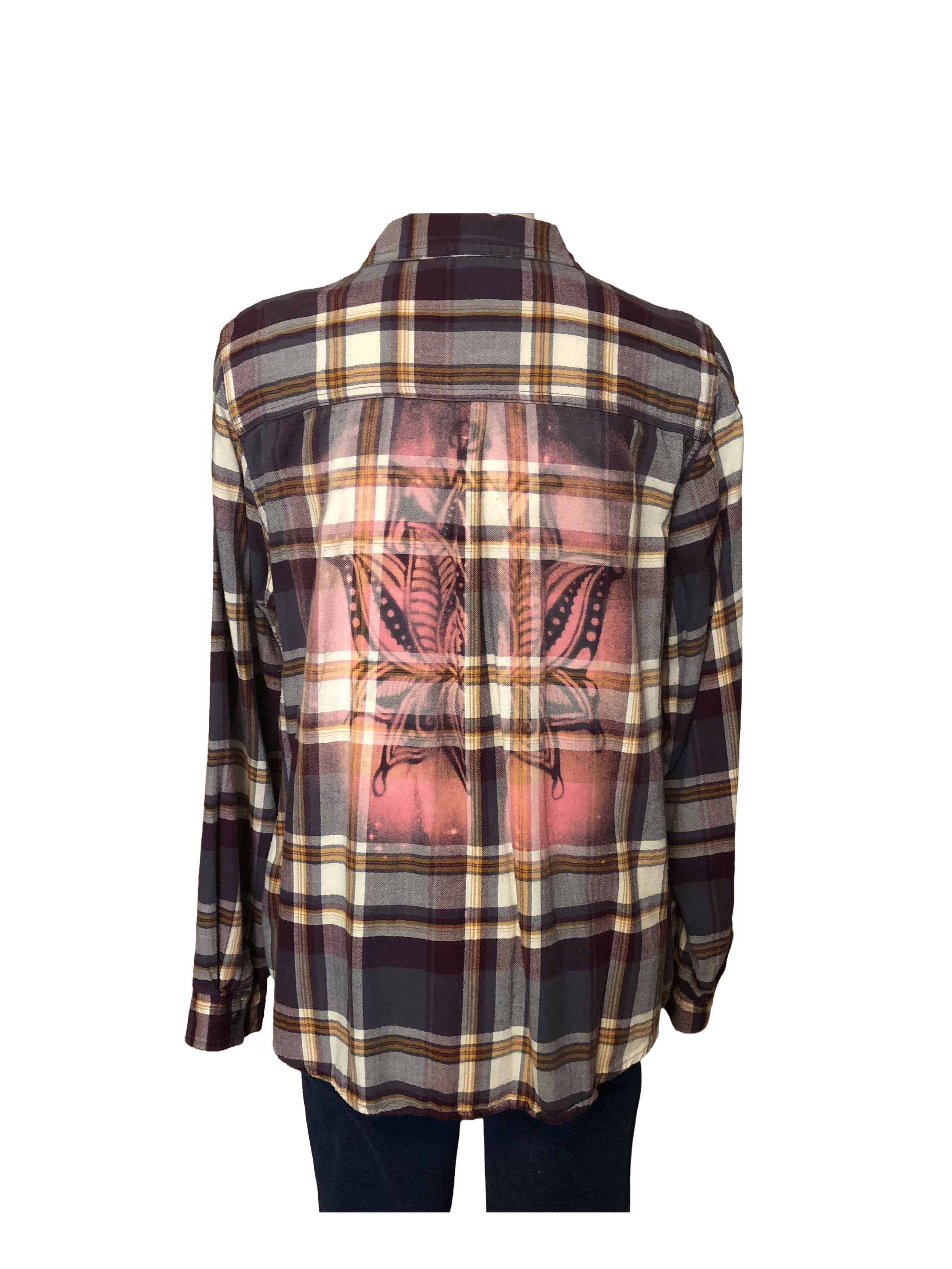 Lotus Flannel - Womens XL