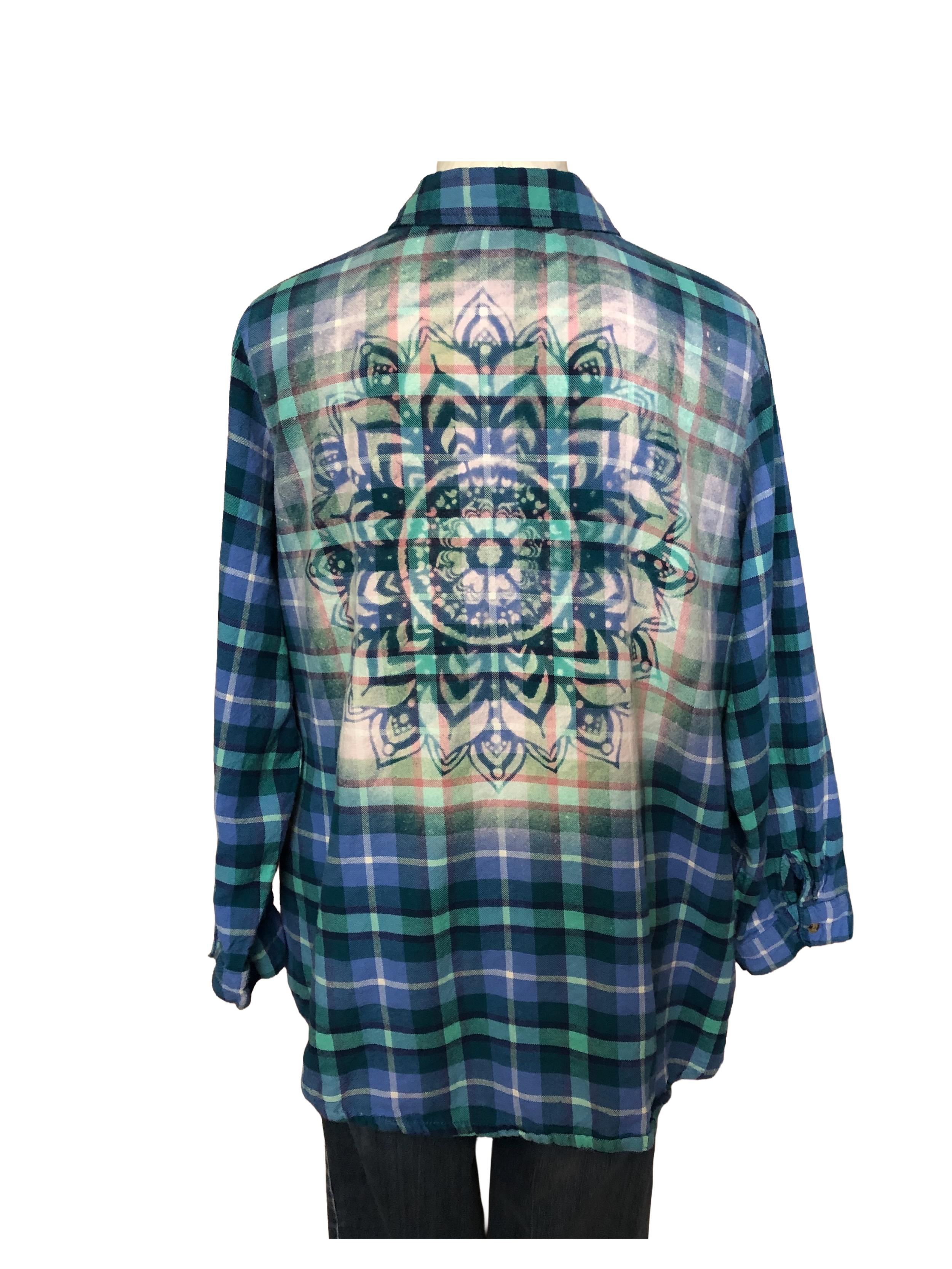 Floral Flannel - Womens 2XL