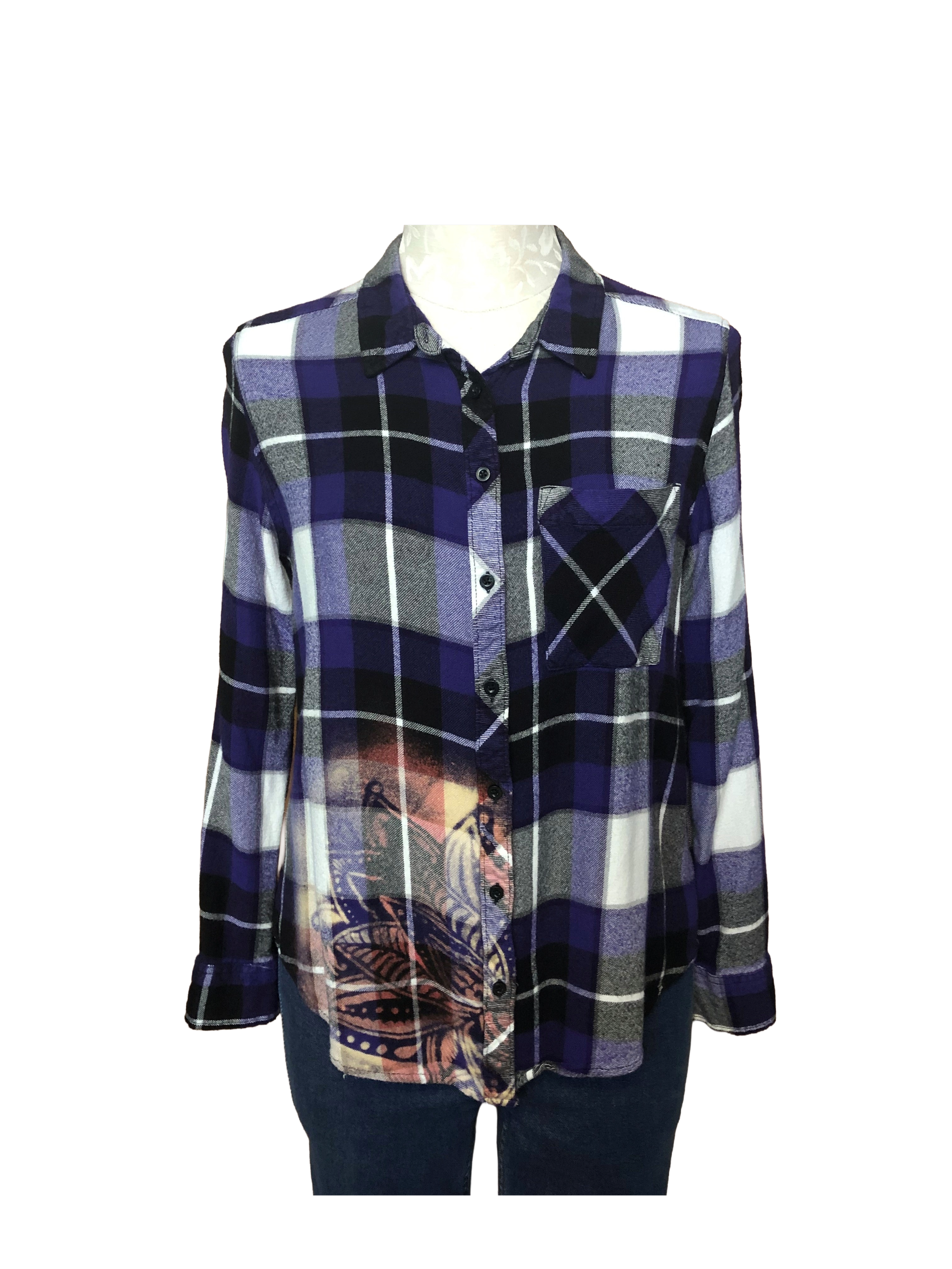 Lotus Flannel - Womens L