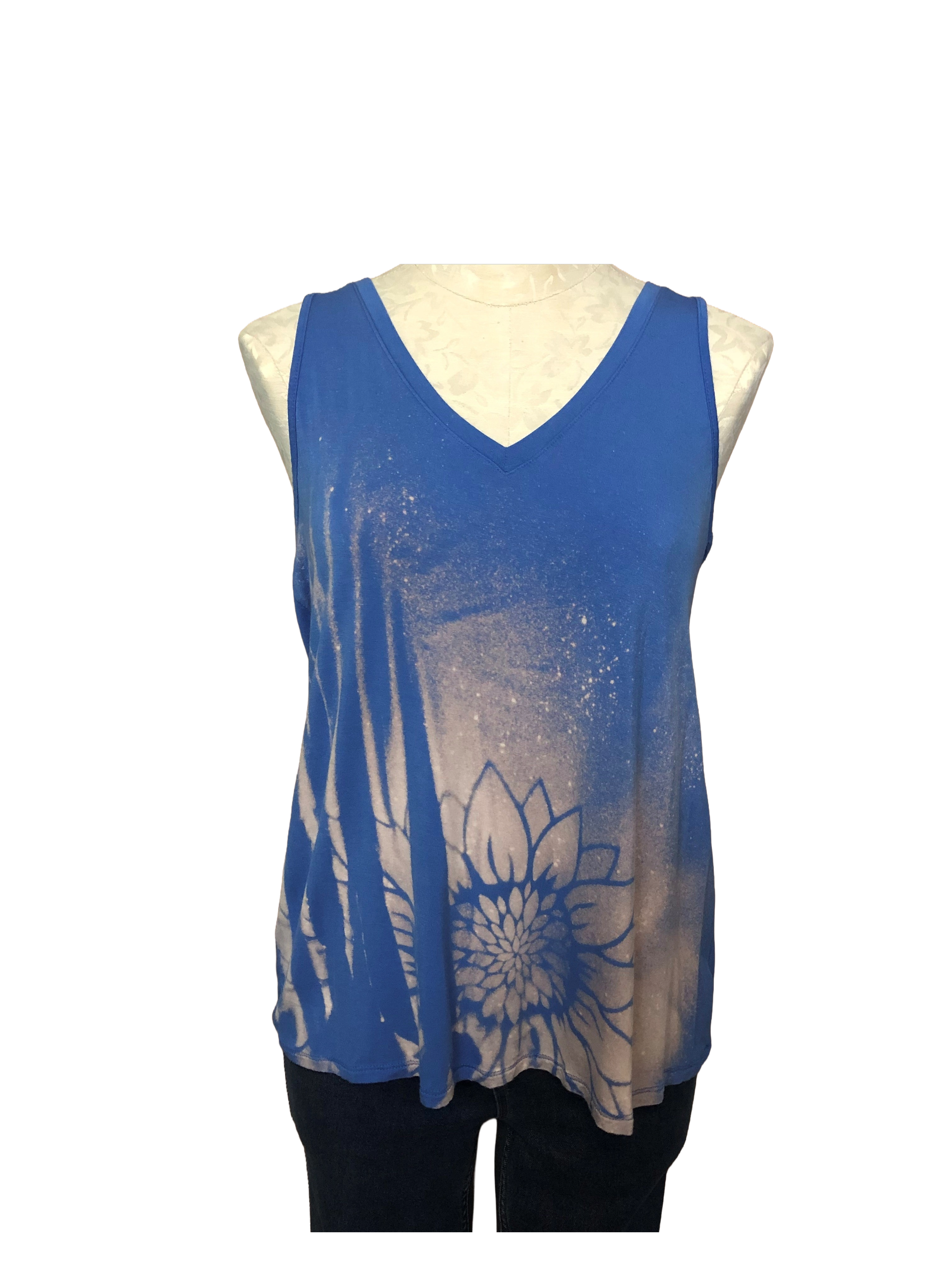 Sunflower Sleeveless Top - Womens M