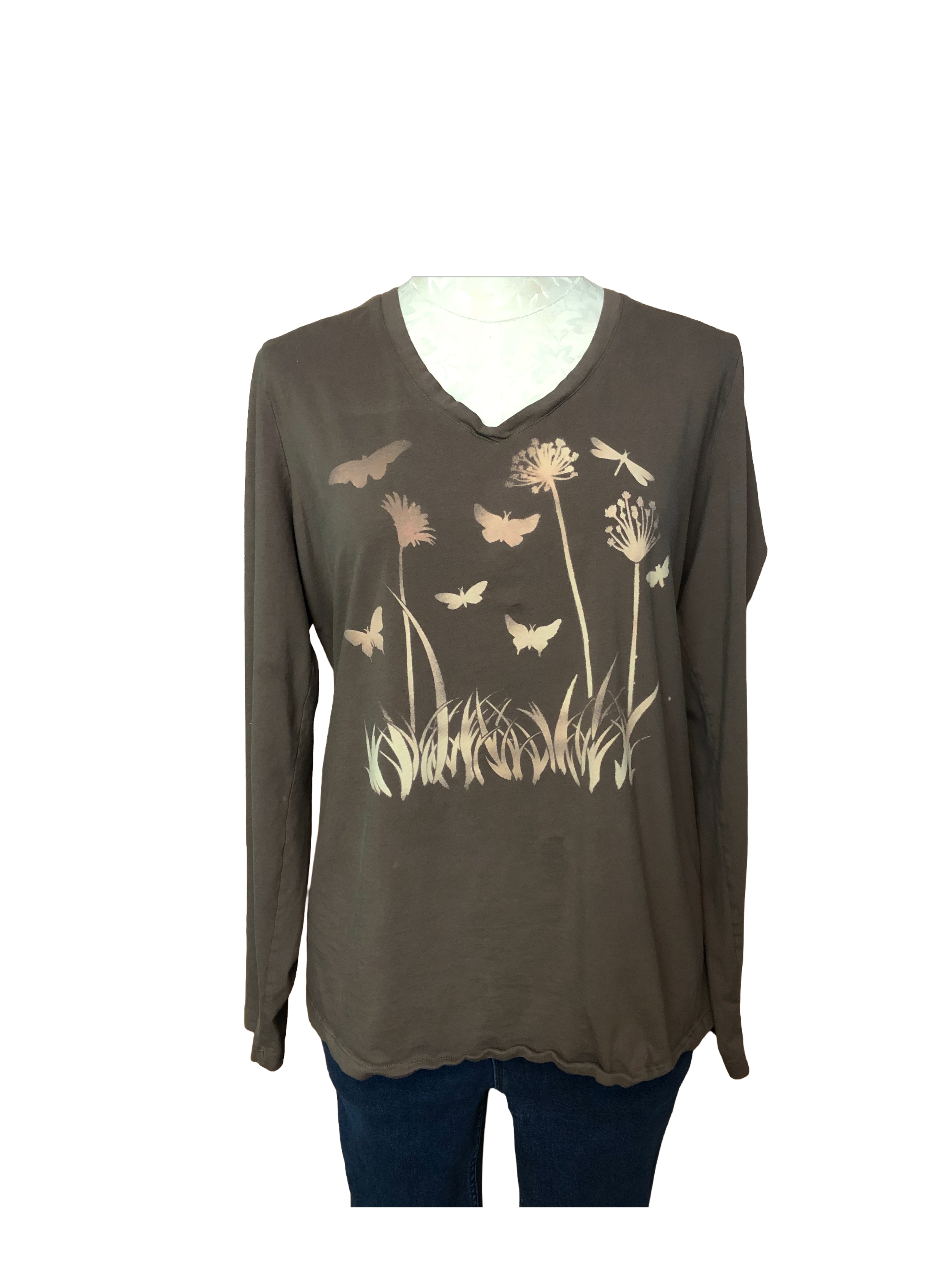 Fieldscape Long Sleeve Tee - Womens XL