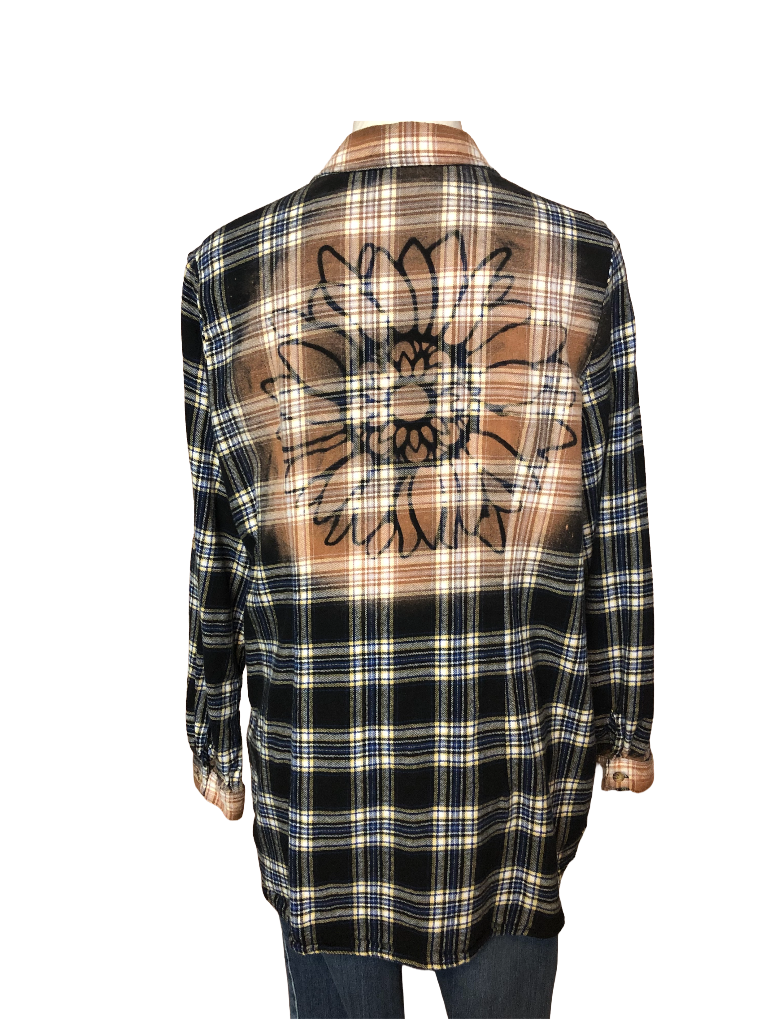 Sunflower Flannel - Womens XXXL