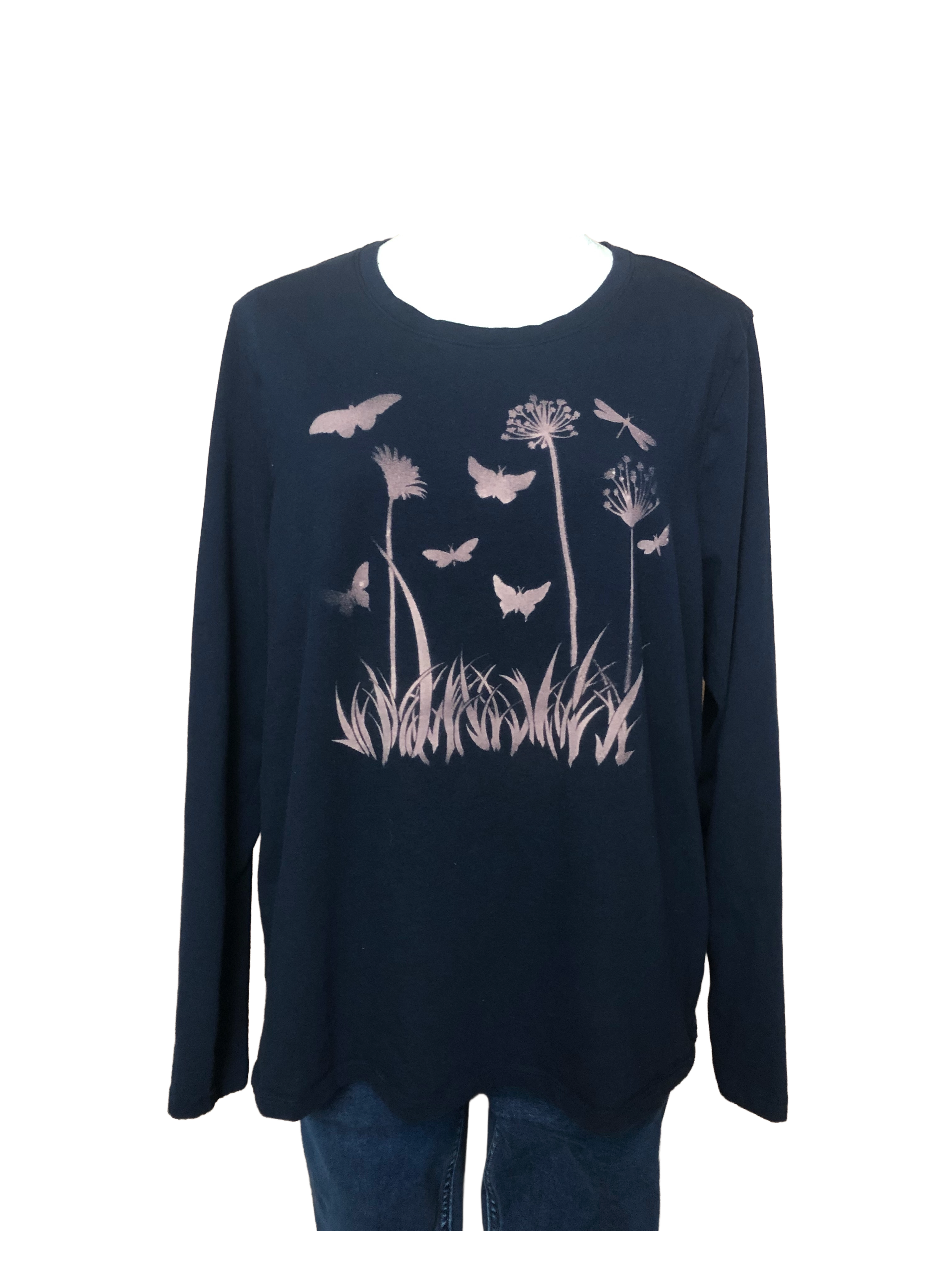 Fieldscape Long Sleeve Tee - Womens XXXL