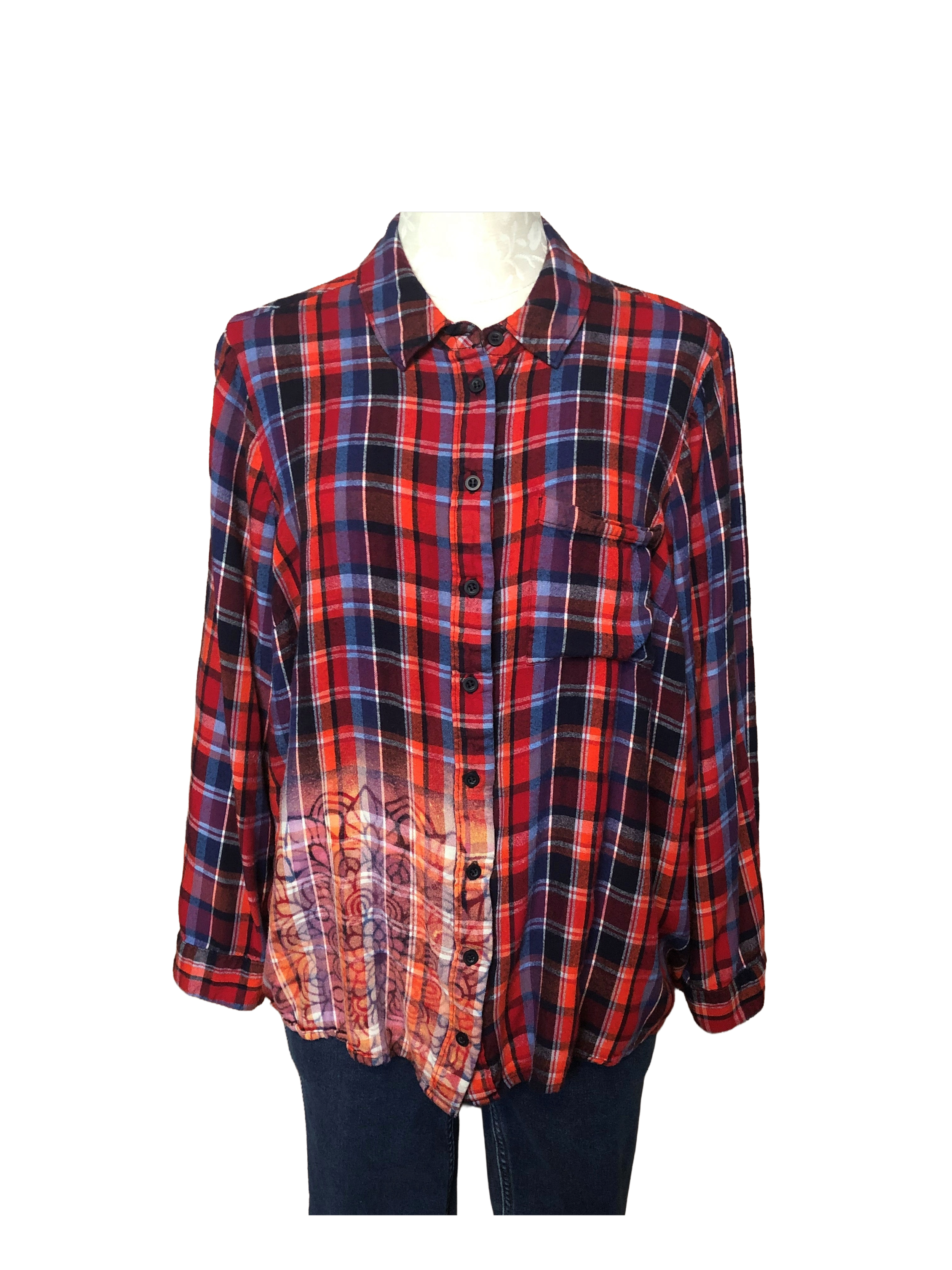 Floral Flannel - Womens 18/20