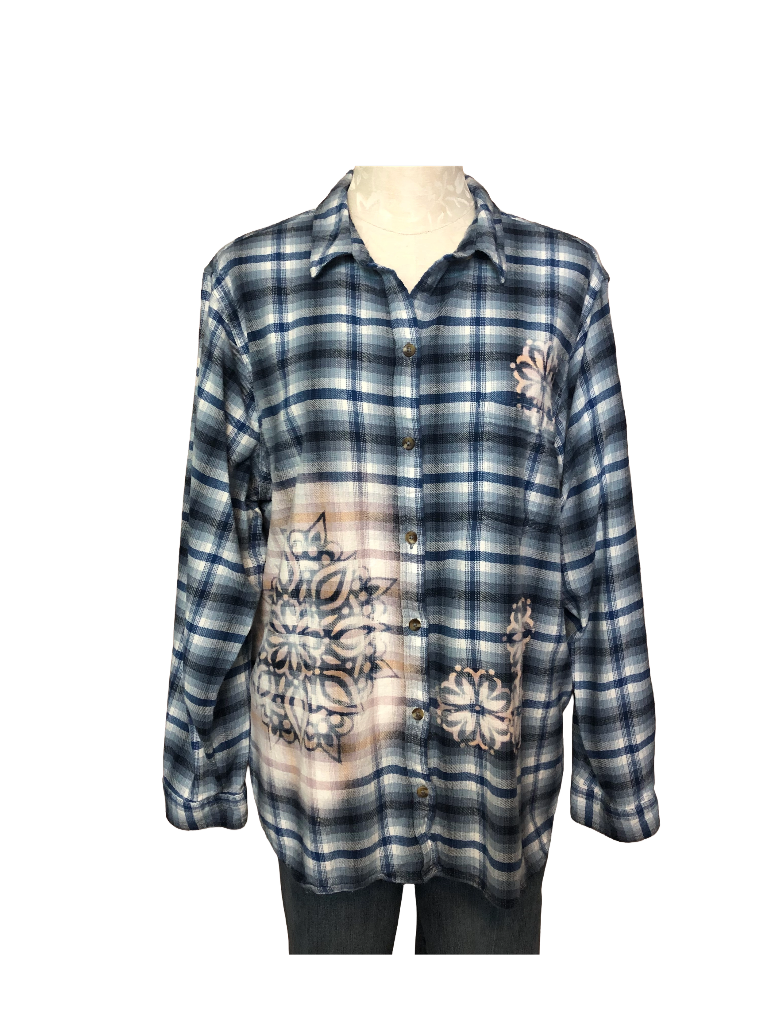 Floral Flannel - Womens XXL