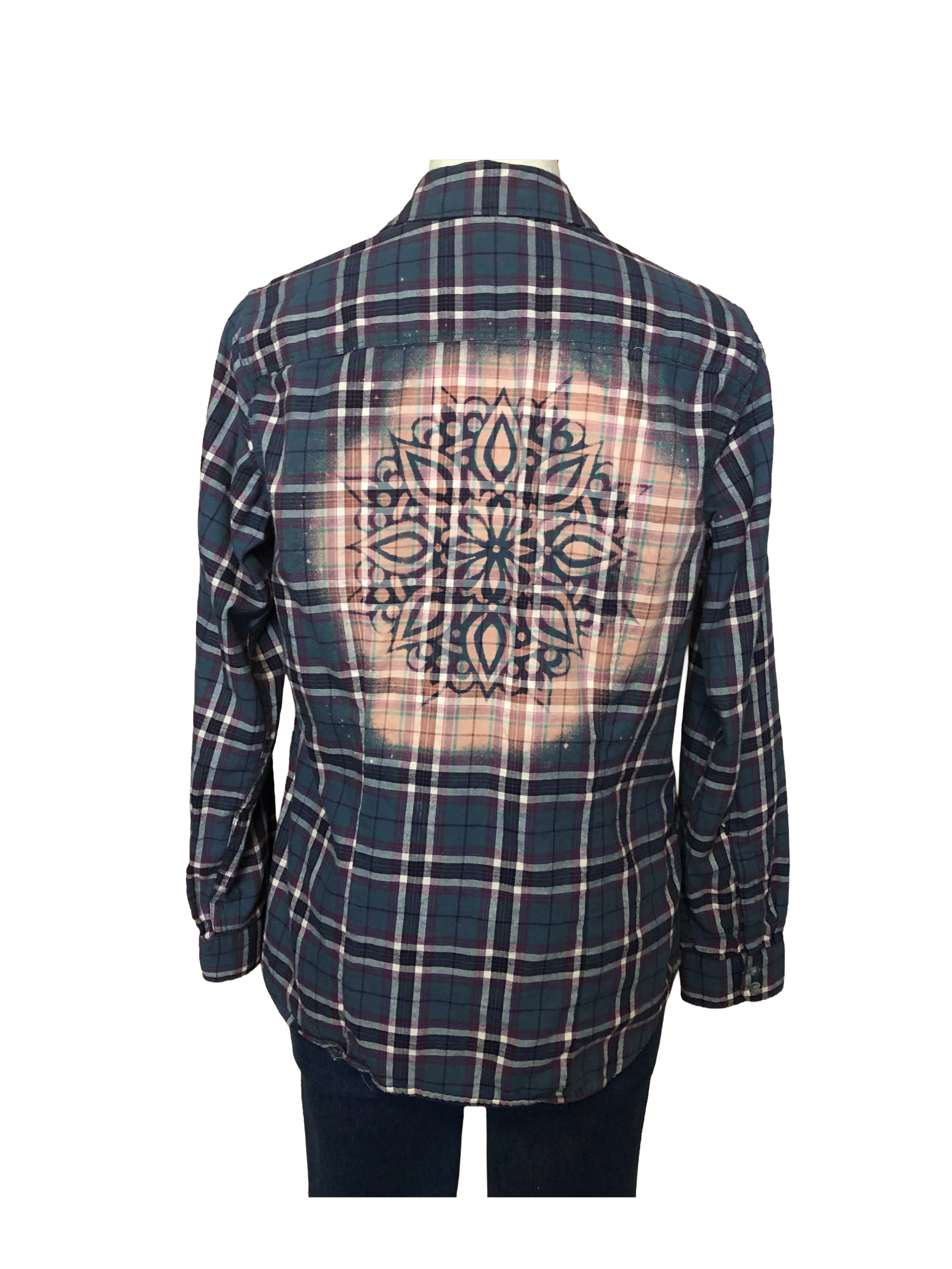 Floral Flannel - Womens L