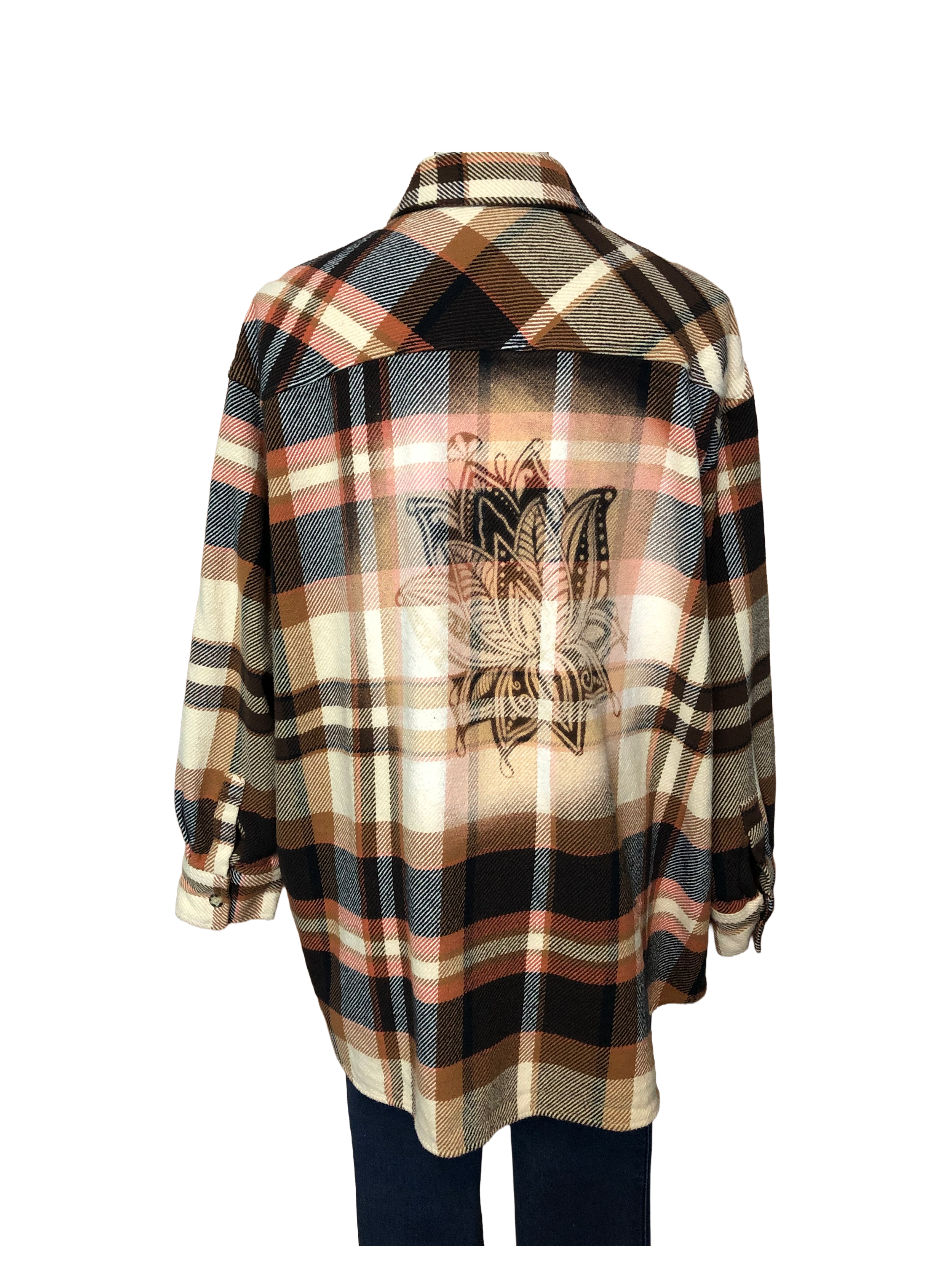 Lotus Flannel - Womens 2XL