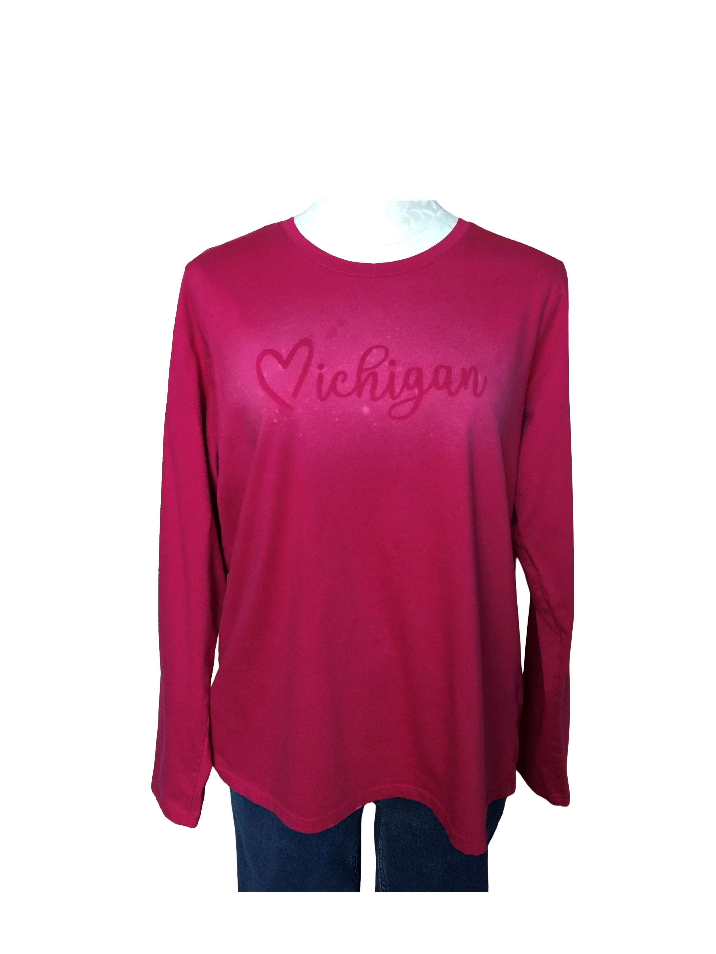 Long Sleeve Michigan Top - Womens L