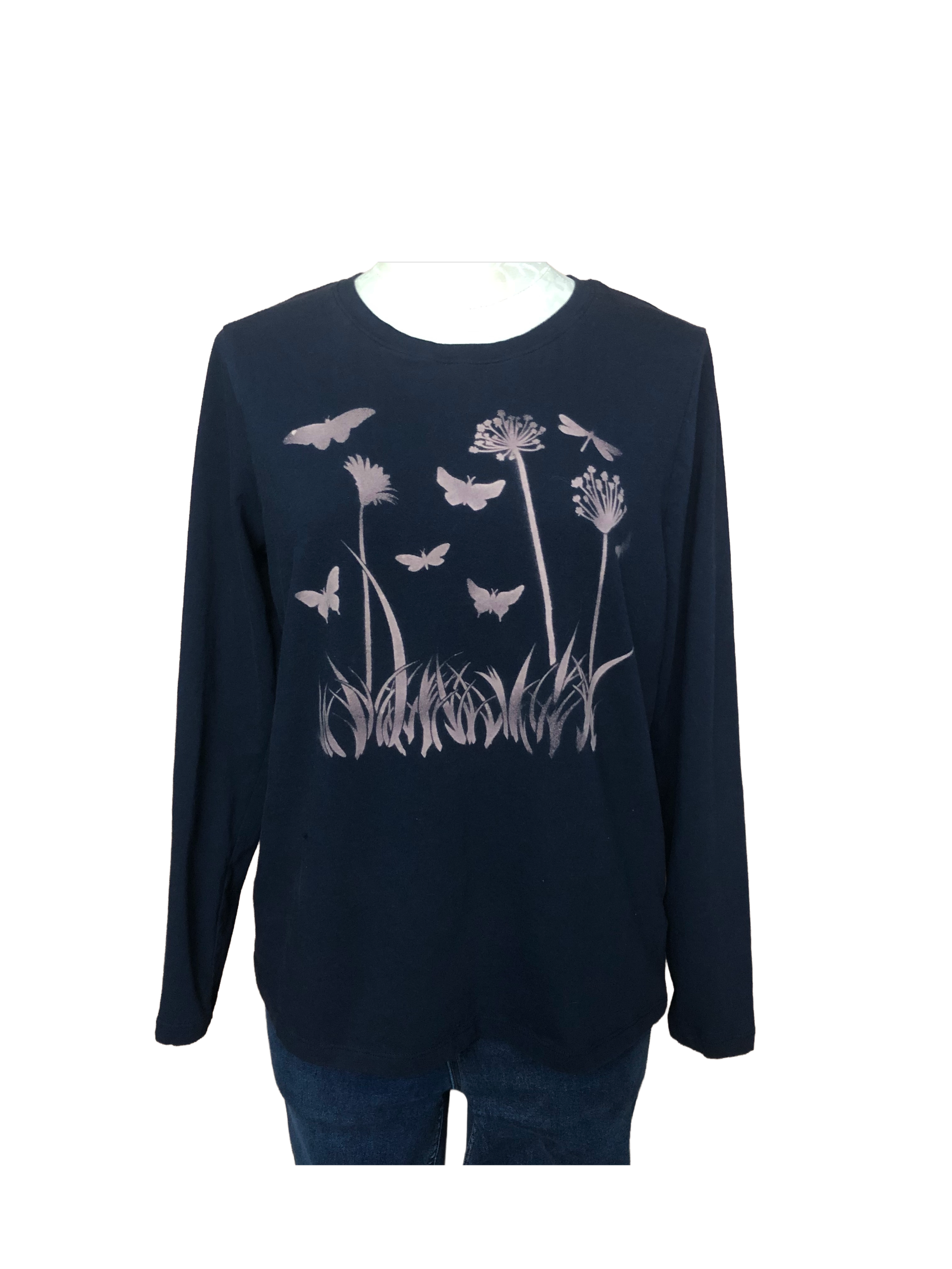 Fieldscape Long Sleeve Tee - Womens L