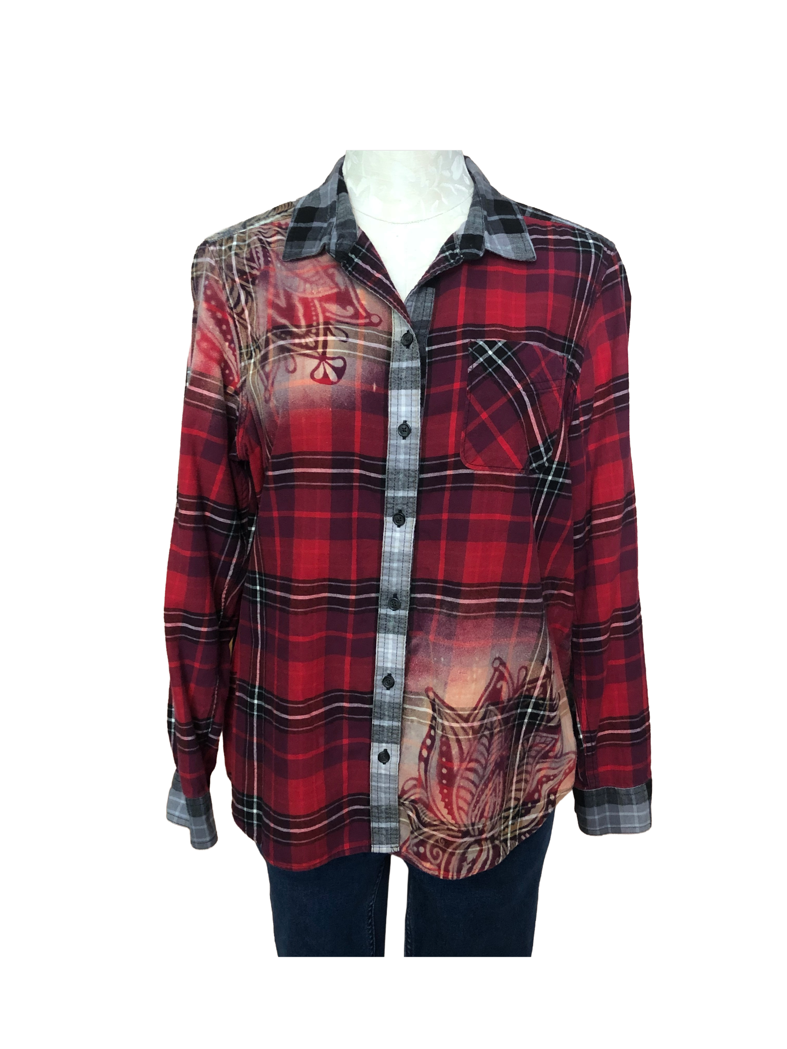 Lotus Flannel - Womens L