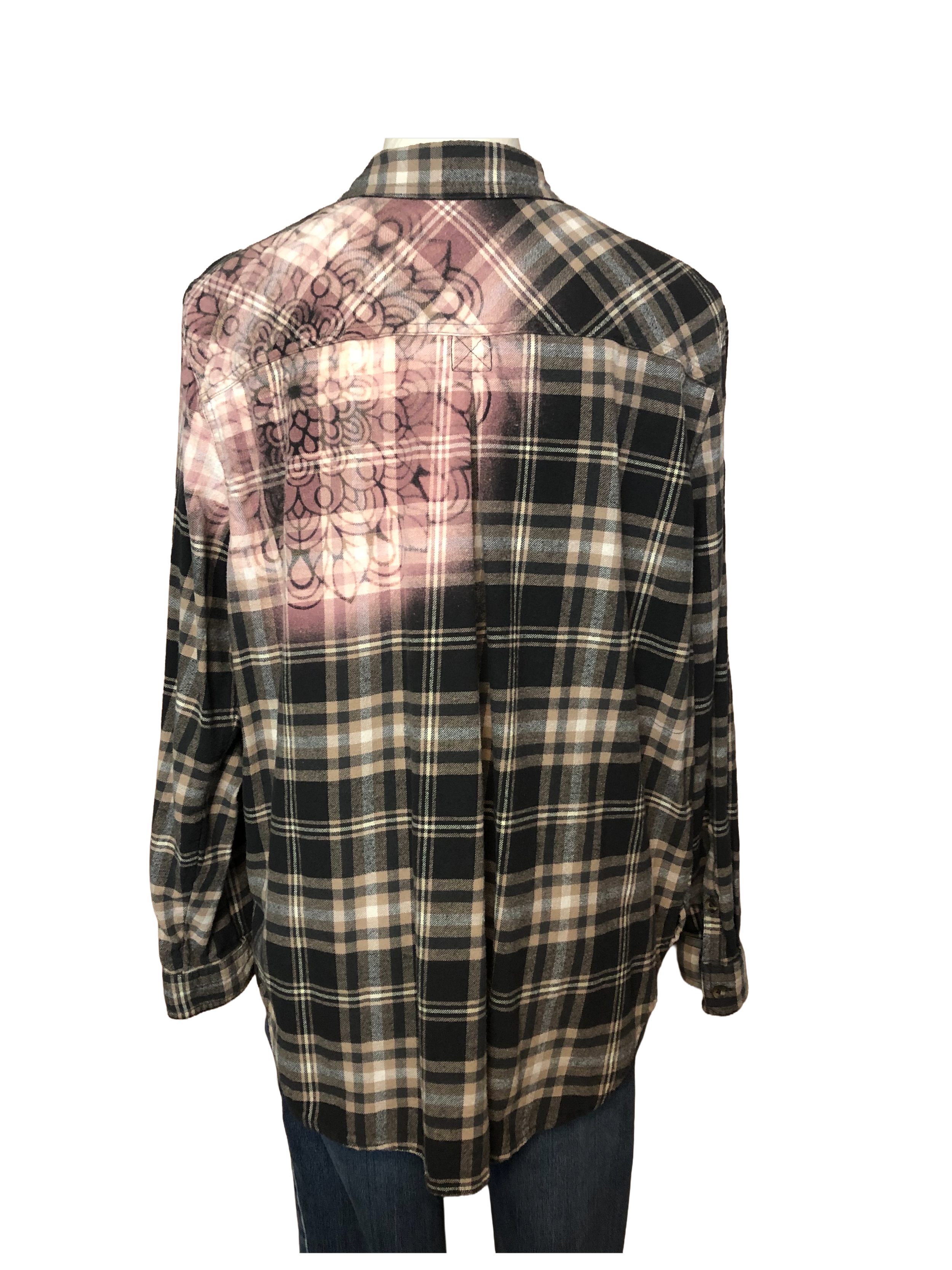 Floral Flannel - Womens XL