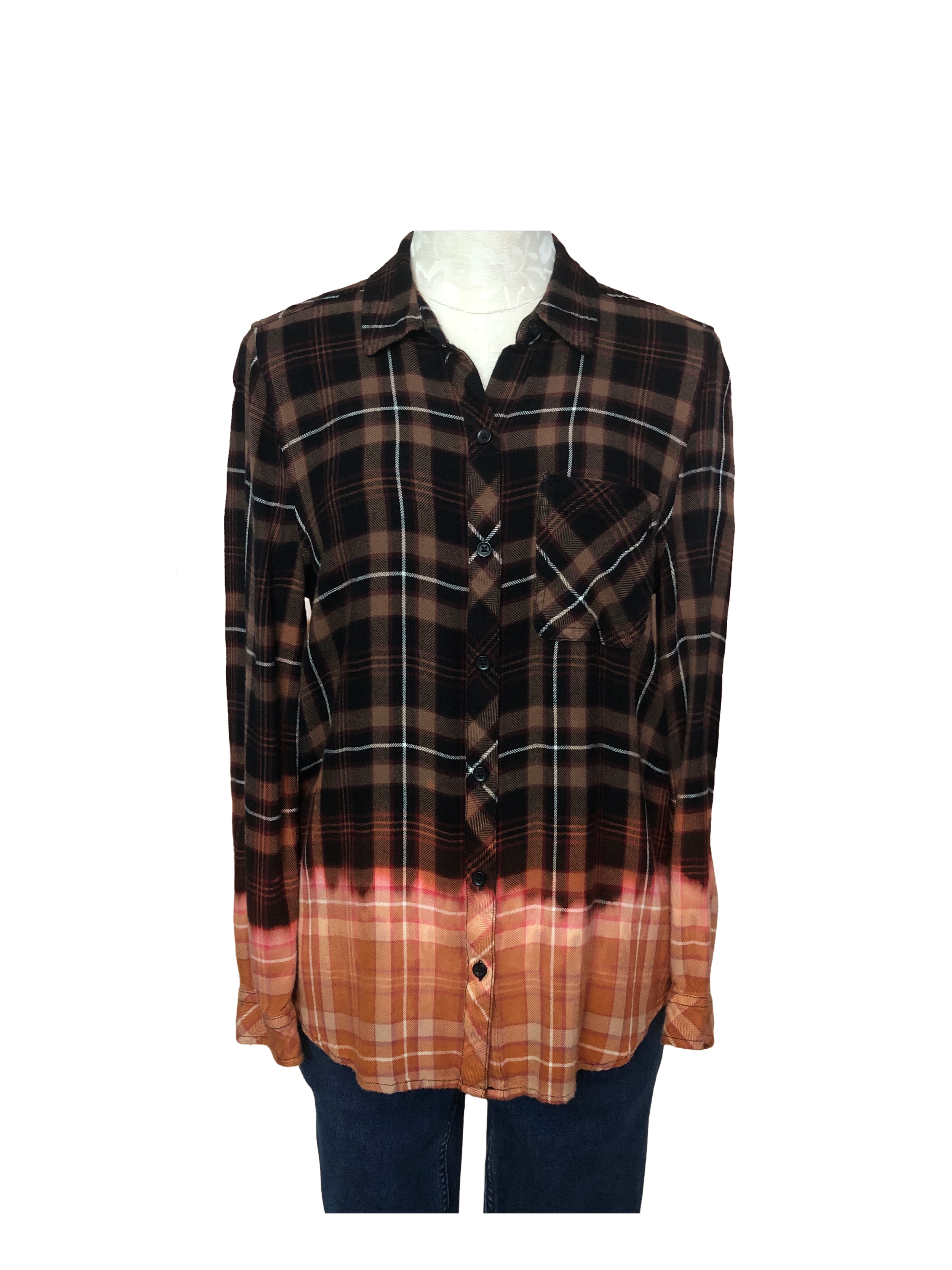 Bottom Dipped Bleached Flannel - Womens M