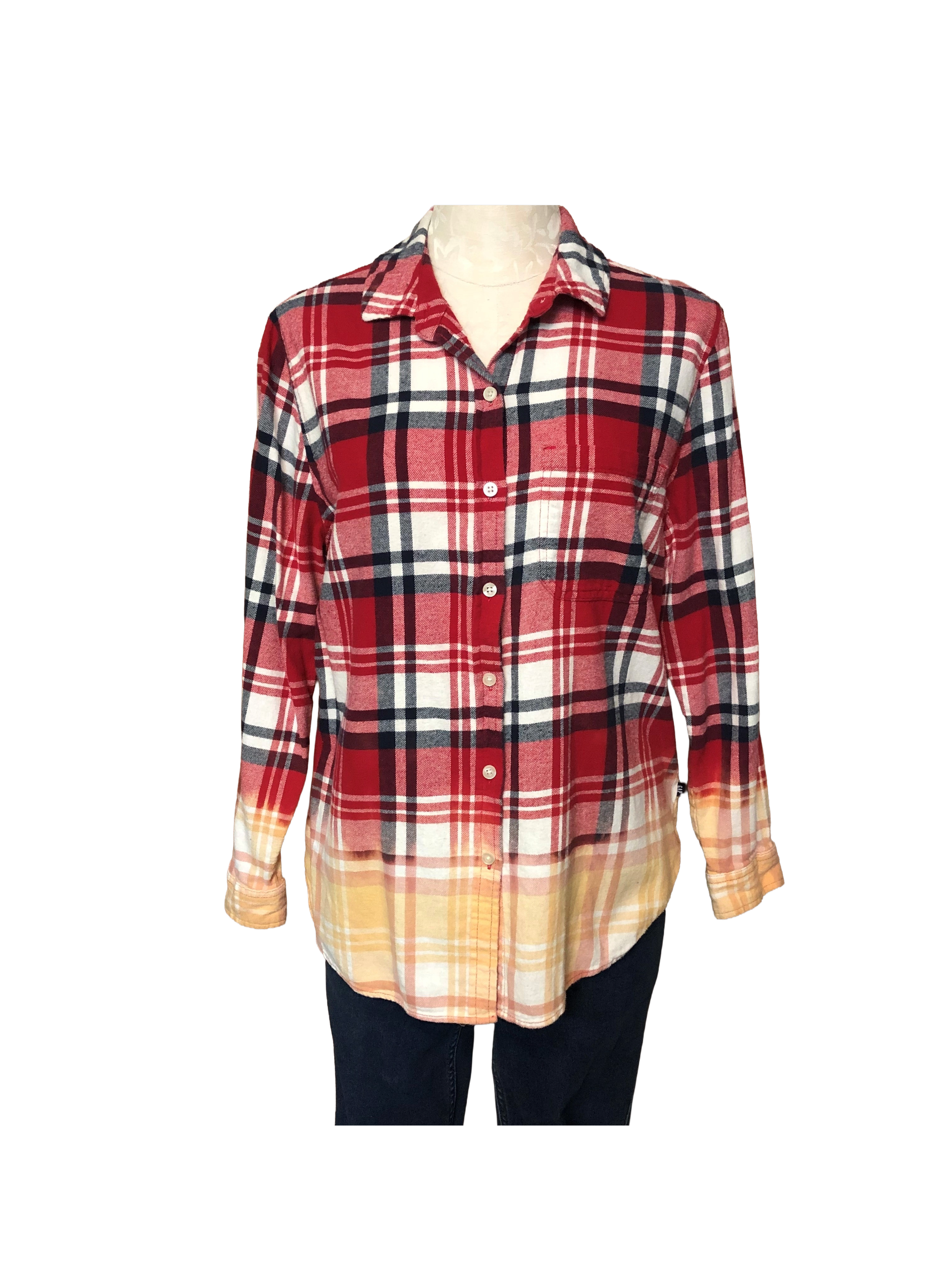 Bottom Dipped Bleached Flannel - Womens M