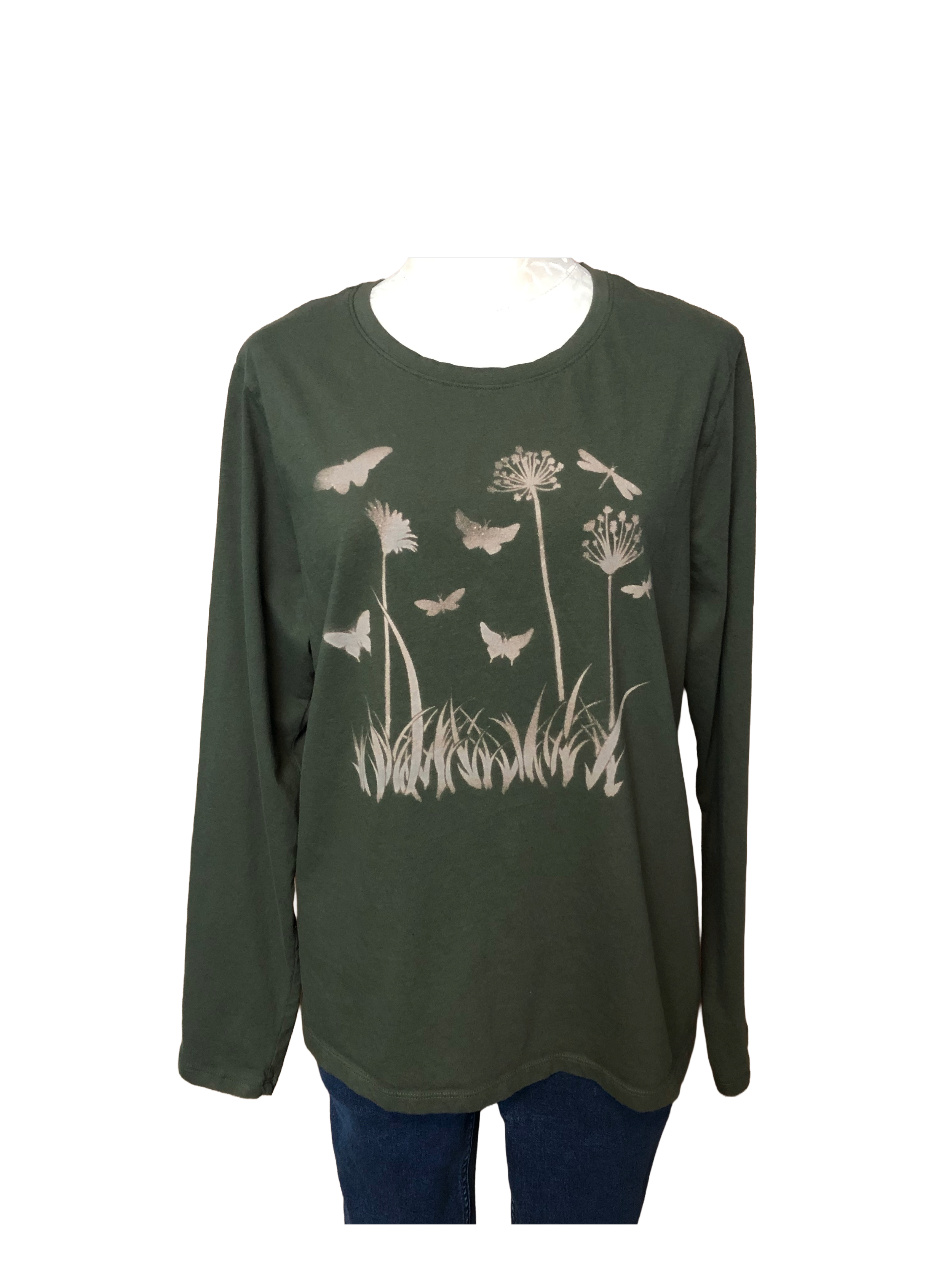 Fieldscape Long Sleeve Tee - Womens XXXL