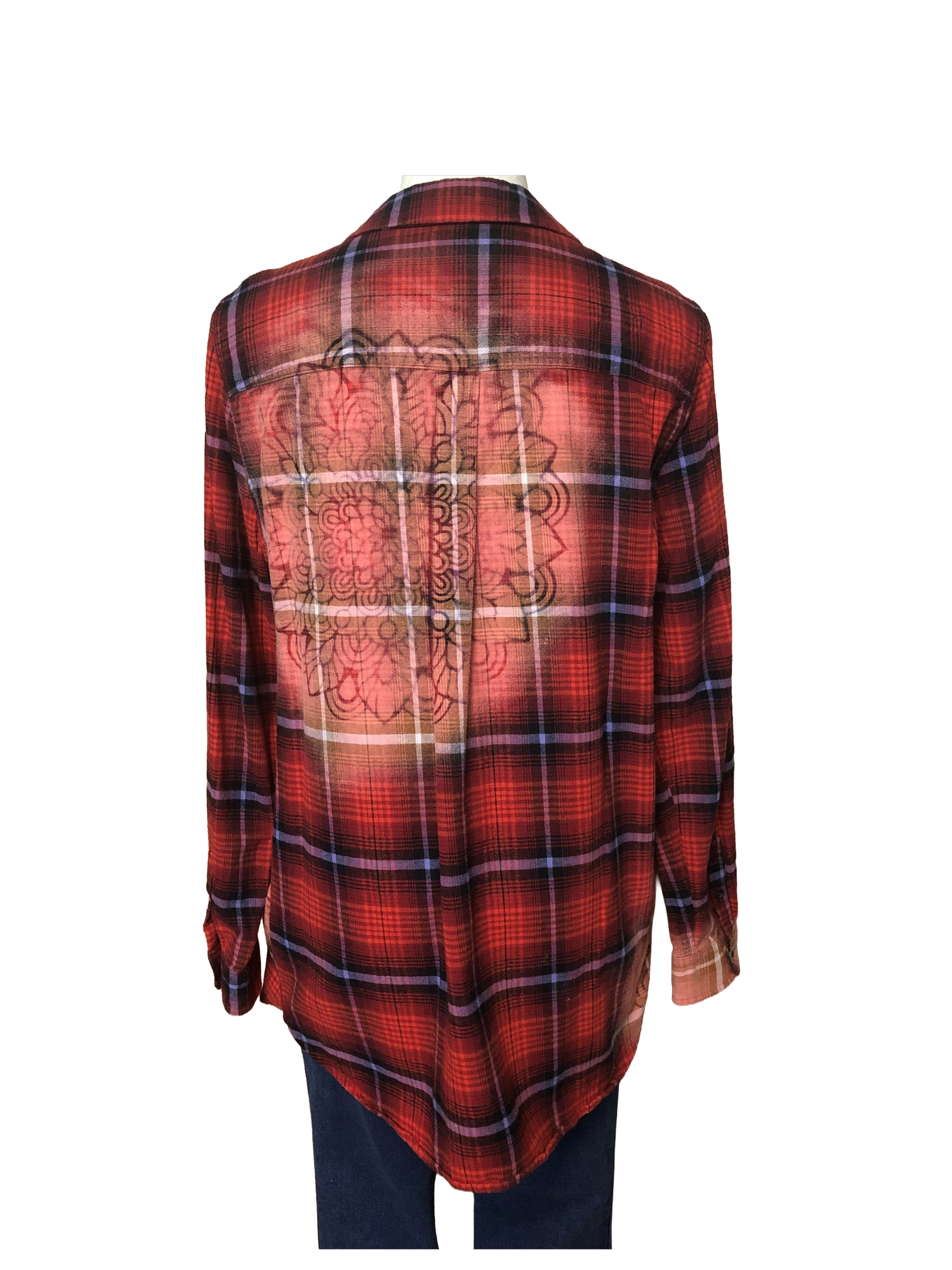 Floral Flannel - Womens L