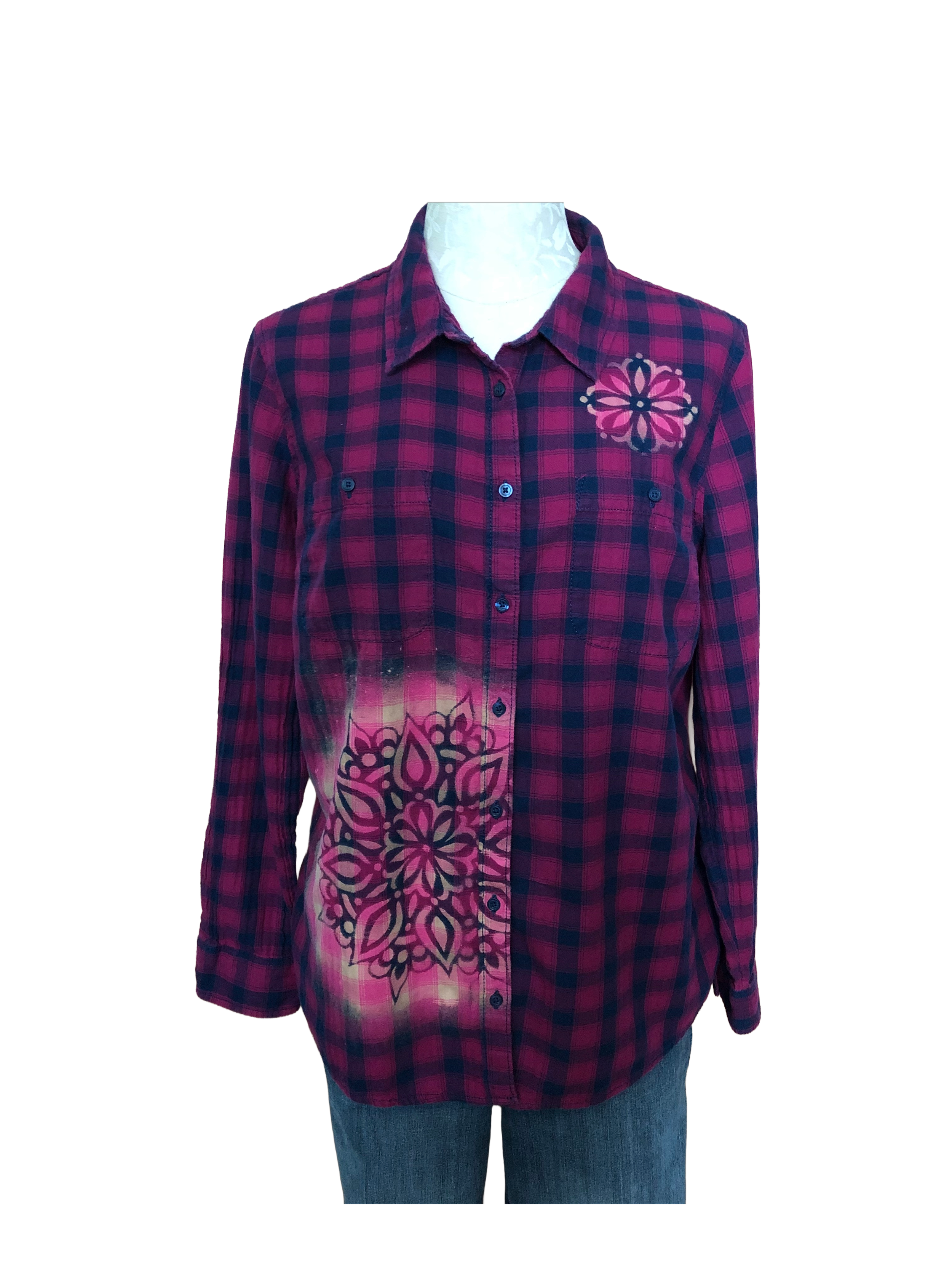 Floral Flannel - Womens XL