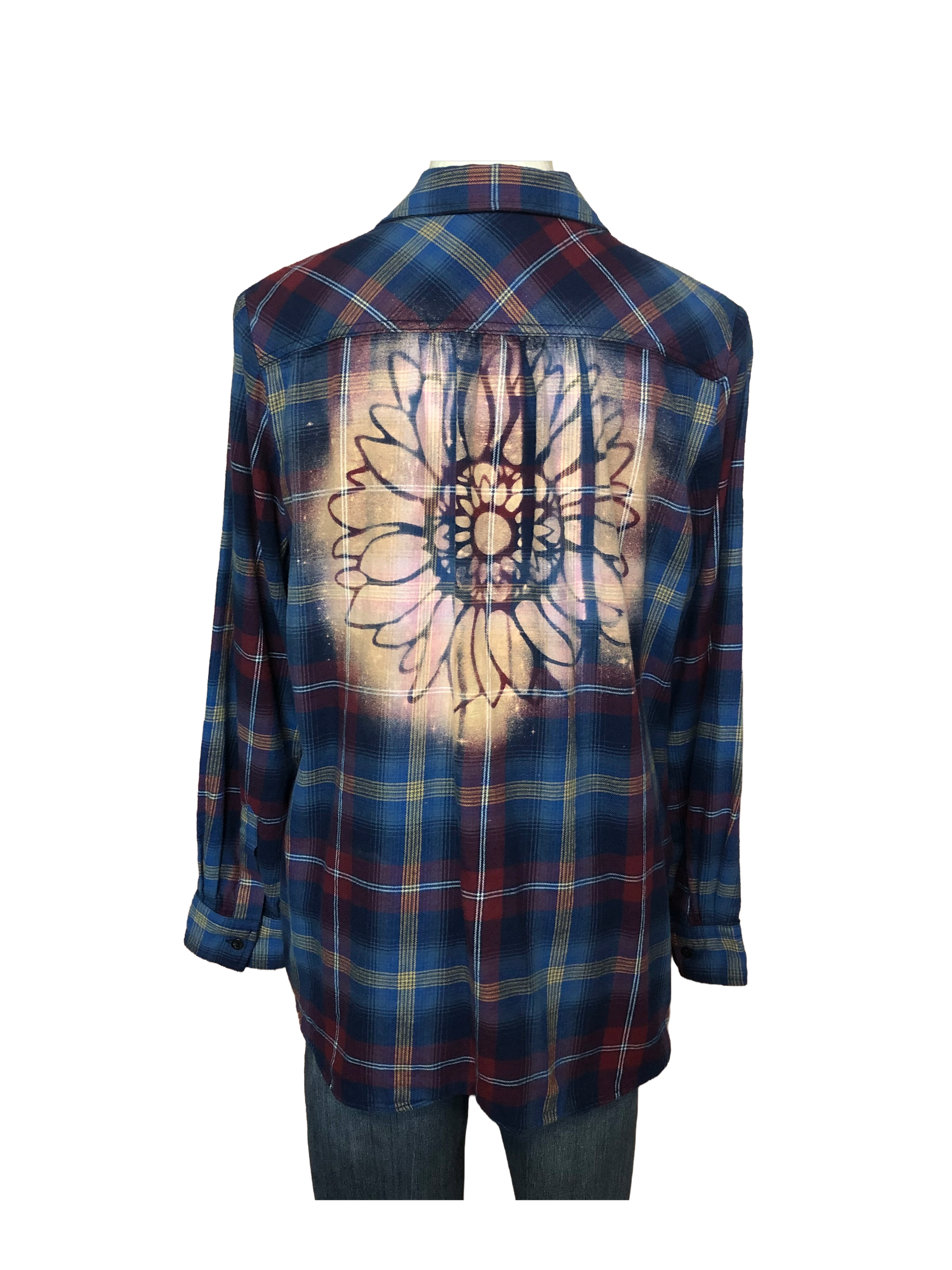 Sunflower Flannel - Womens L