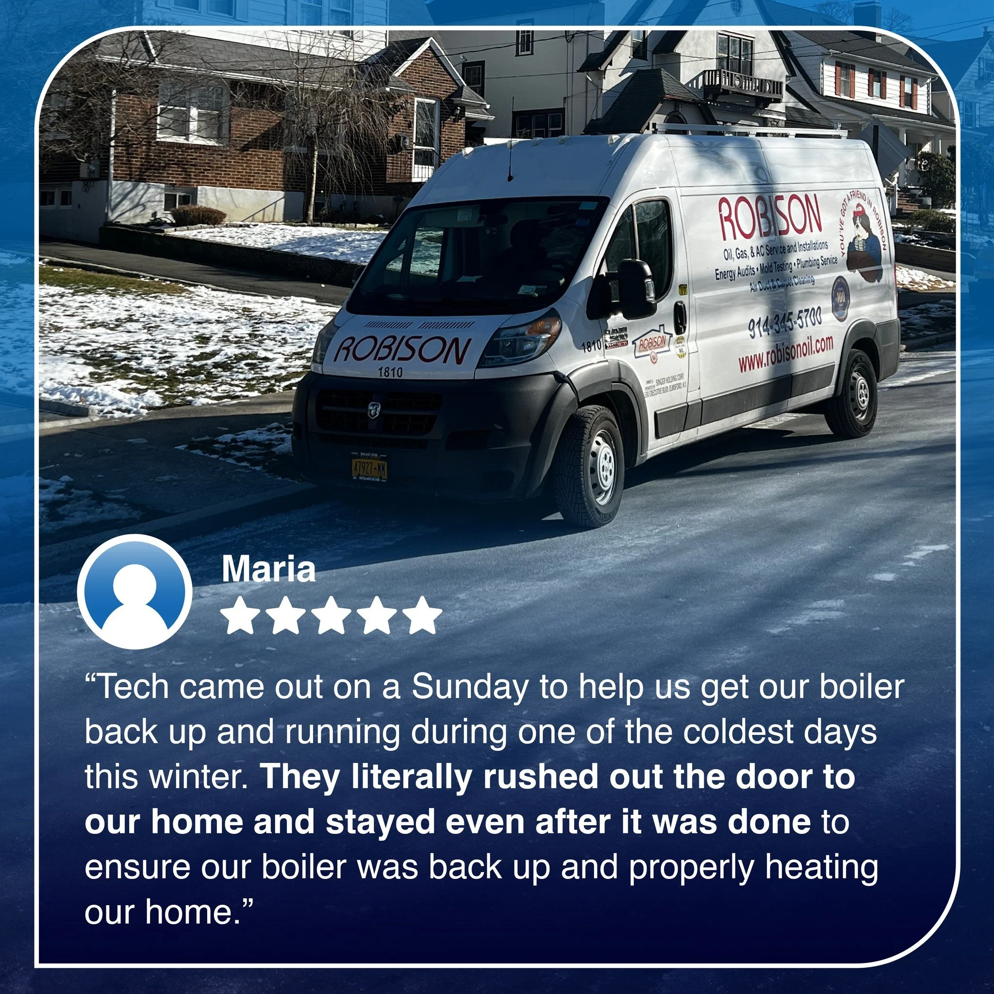 When it&rsquo;s one of the coldest days of the year, comfort can&rsquo;t wait ❤️ This Valentine&rsquo;s week, we&rsquo;re reminded that taking care of our customers is what we love most. 

Need service you can count on? Call Robison today. 
📞 914-34